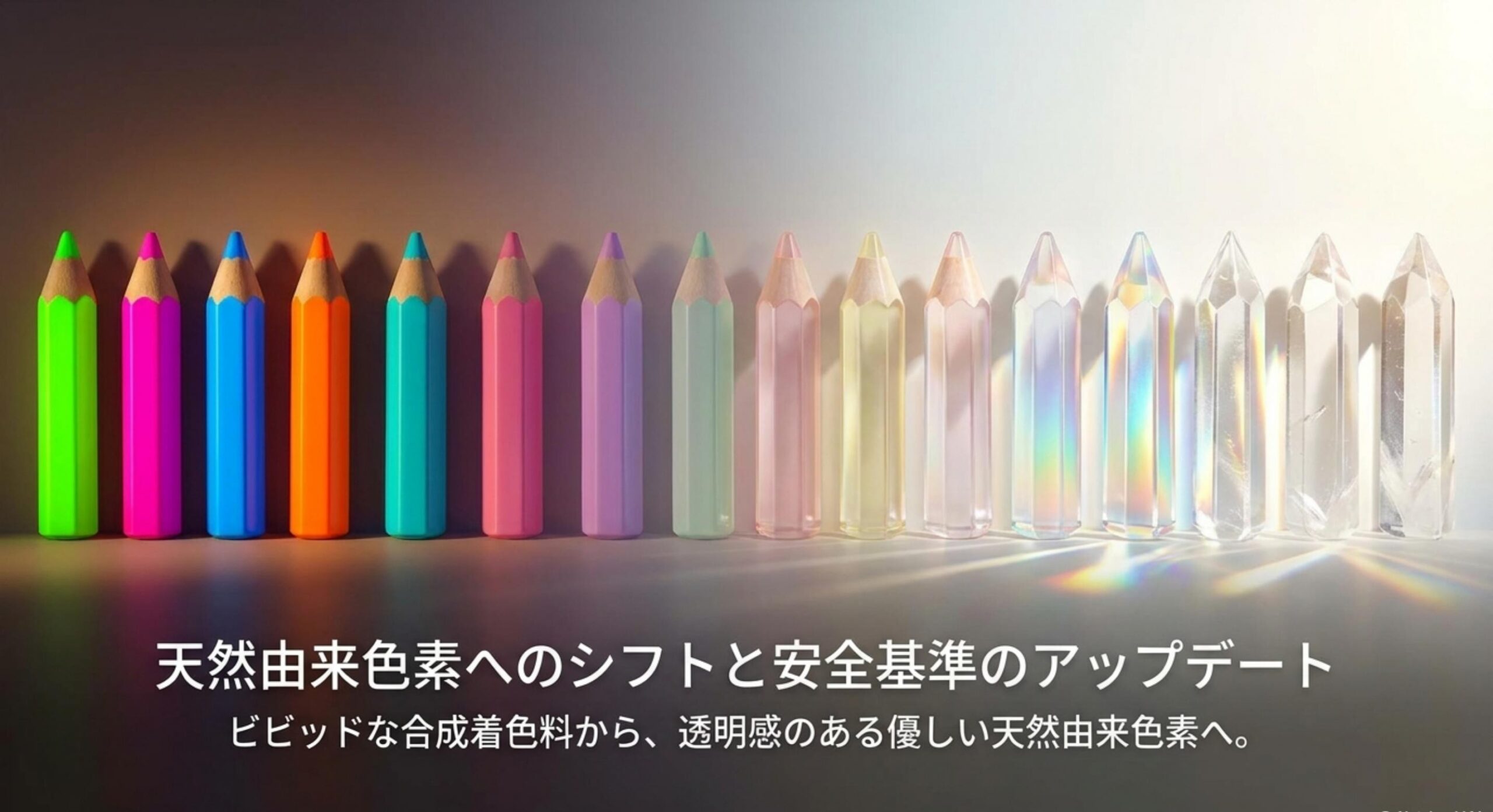 現代の安全基準に合わせた天然由来色素へのシフトとキャンディのアップデート