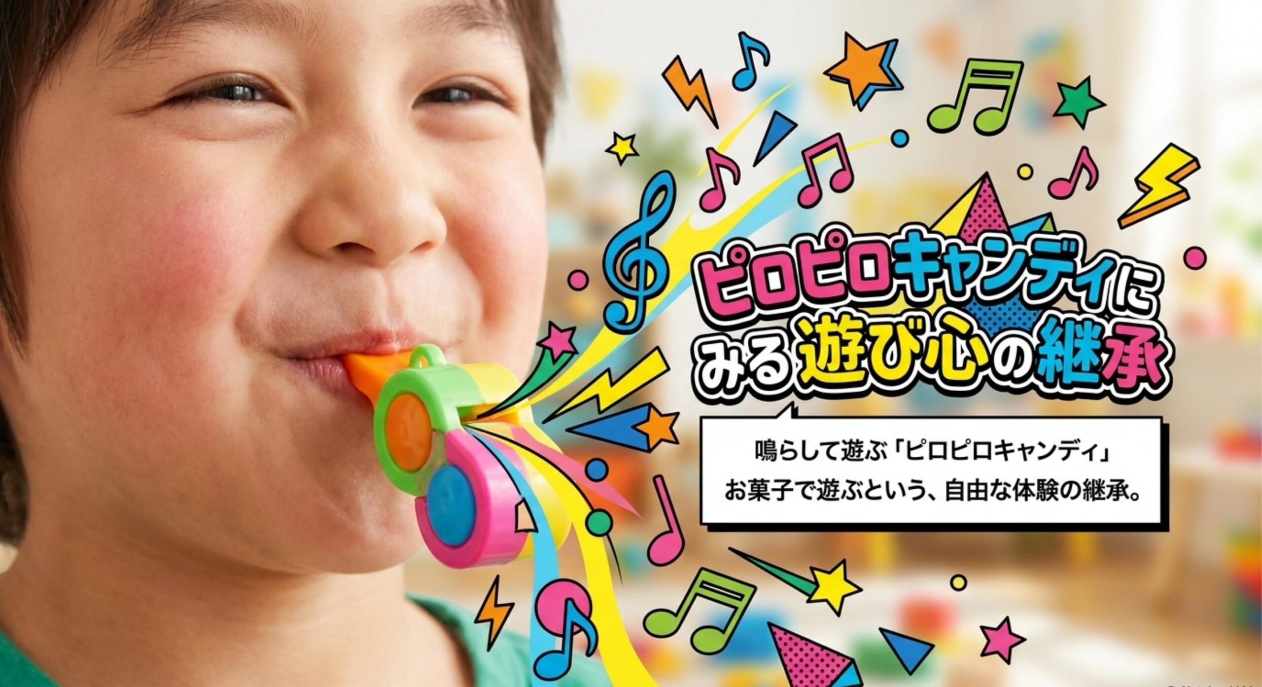 食べると音が鳴るピロピロキャンディにみる昔ながらの遊び心の継承