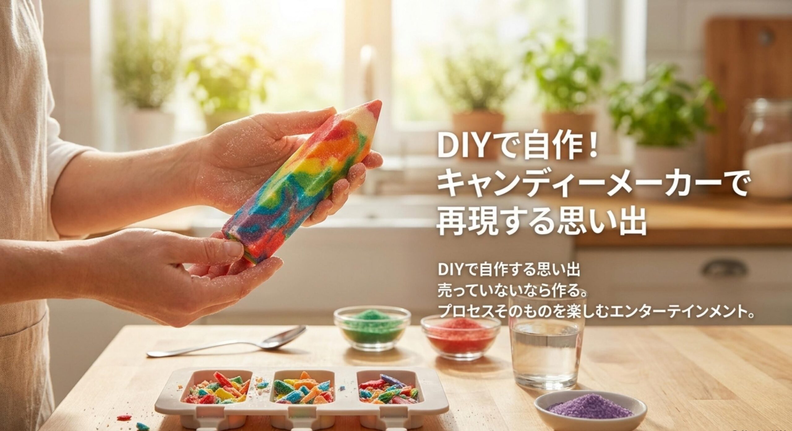 キャンディーメーカーを使ってDIYで自作し当時の思い出を再現する方法