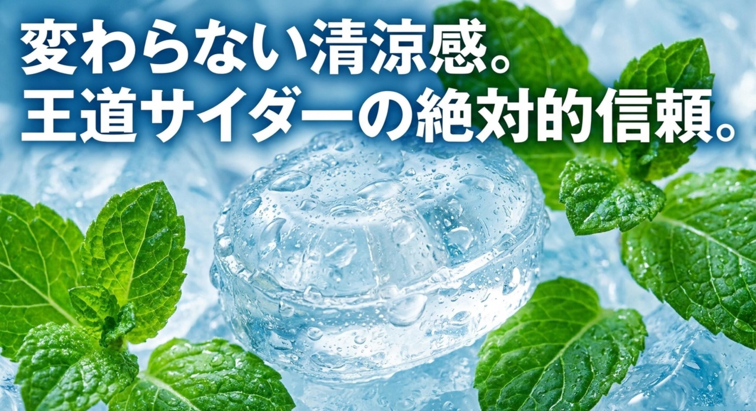 変わらない清涼感と王道サイダー味がもたらす確かな安心感