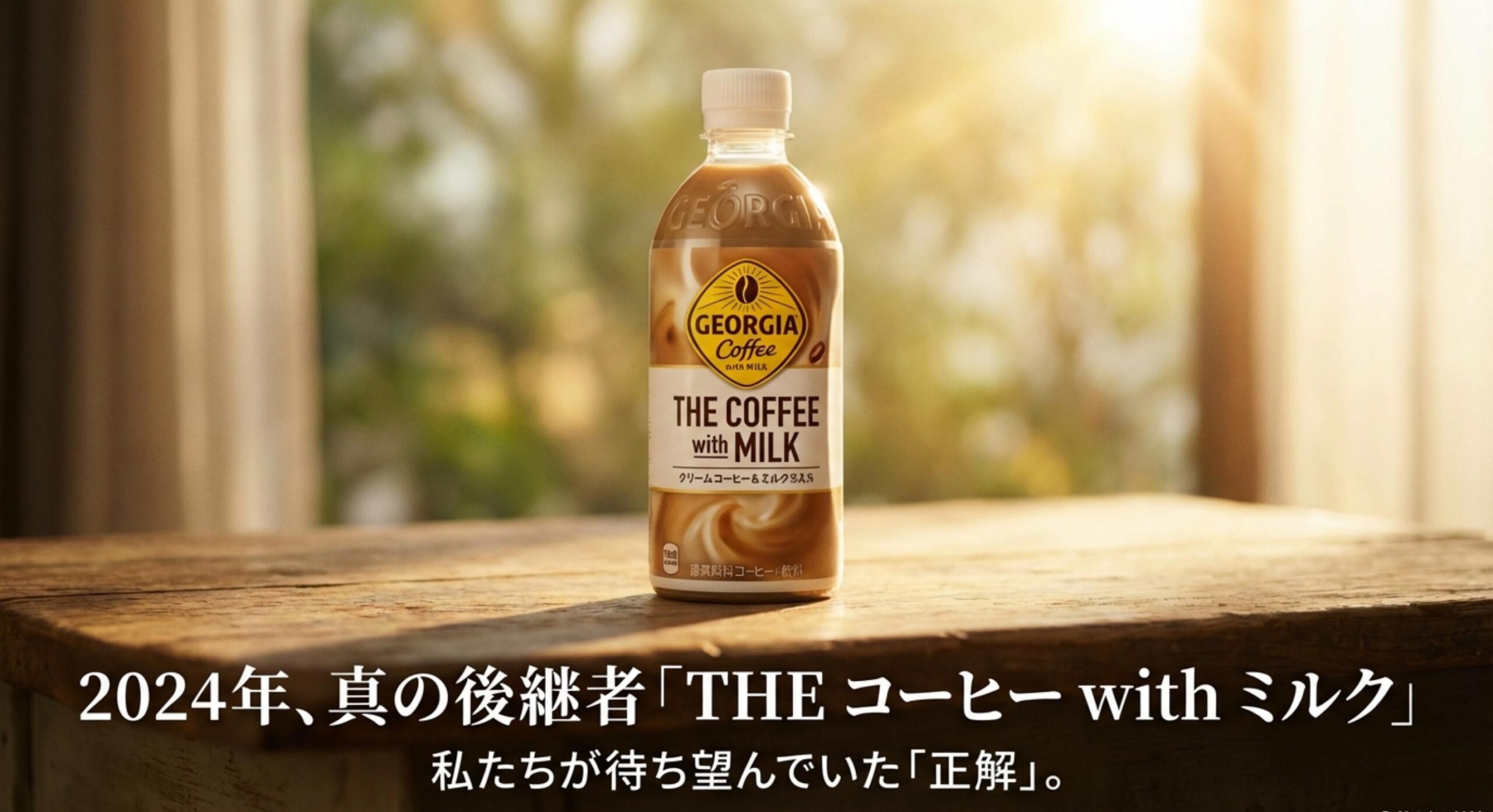 ジョージア 砂糖不使用ラテ 2024年に登場したTHEコーヒーwithミルクの正体