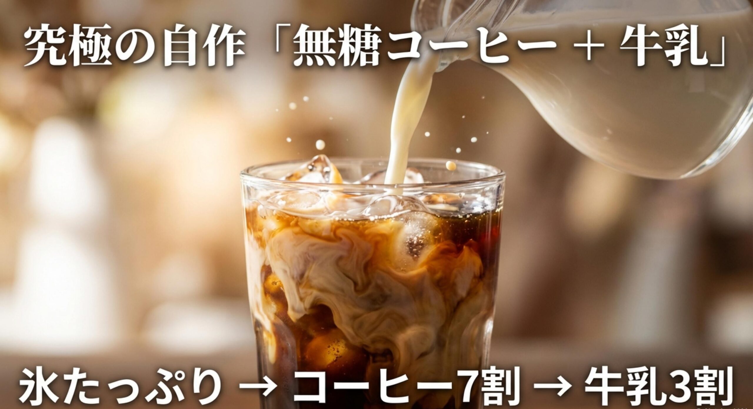 ジョージア 砂糖不使用ラテ 無糖コーヒーと牛乳で作る究極のカスタムレシピ