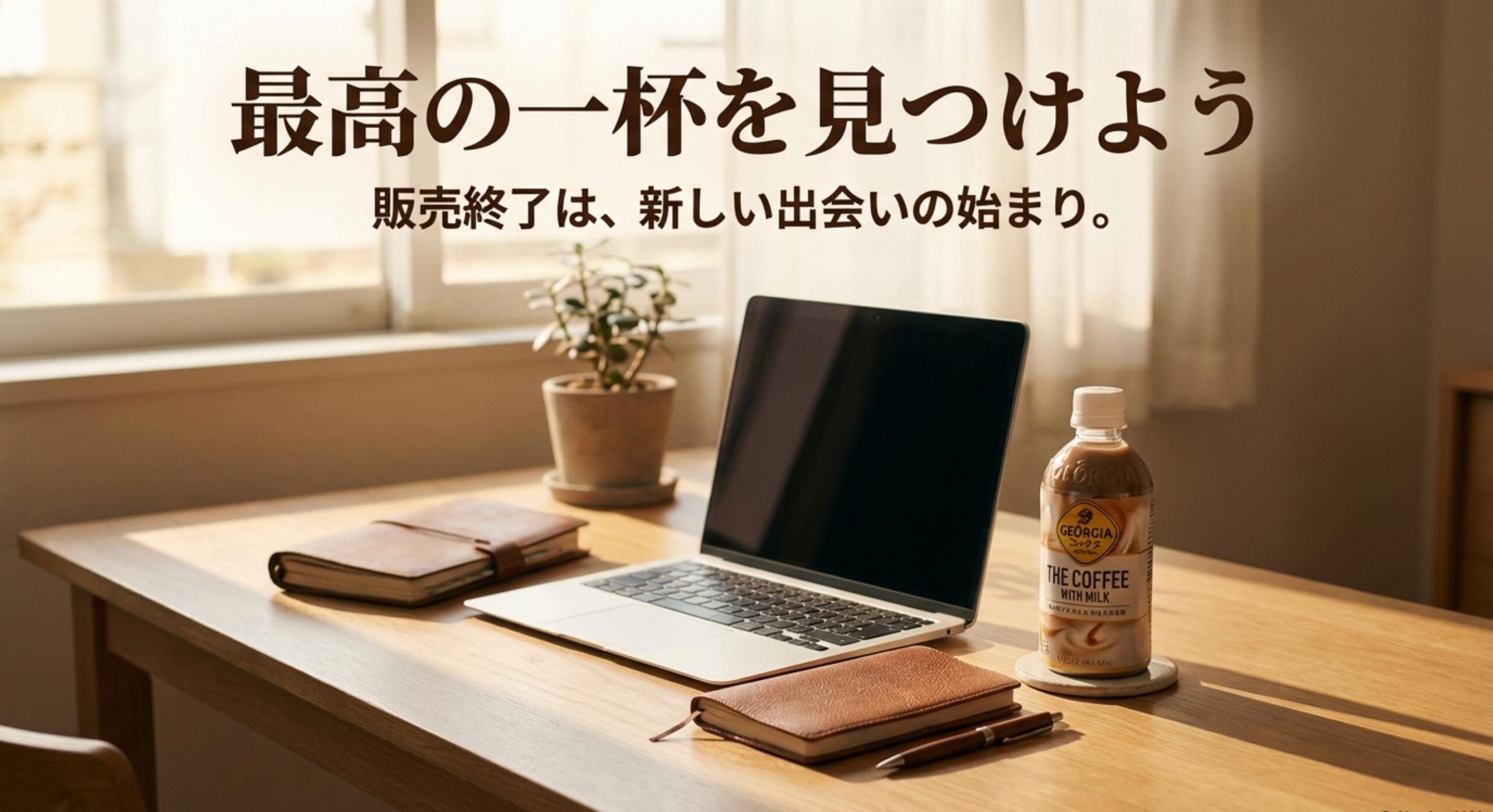 ジョージア 砂糖不使用ラテ ジョージアの砂糖不使用ラテが販売終了したことは新しい出会い