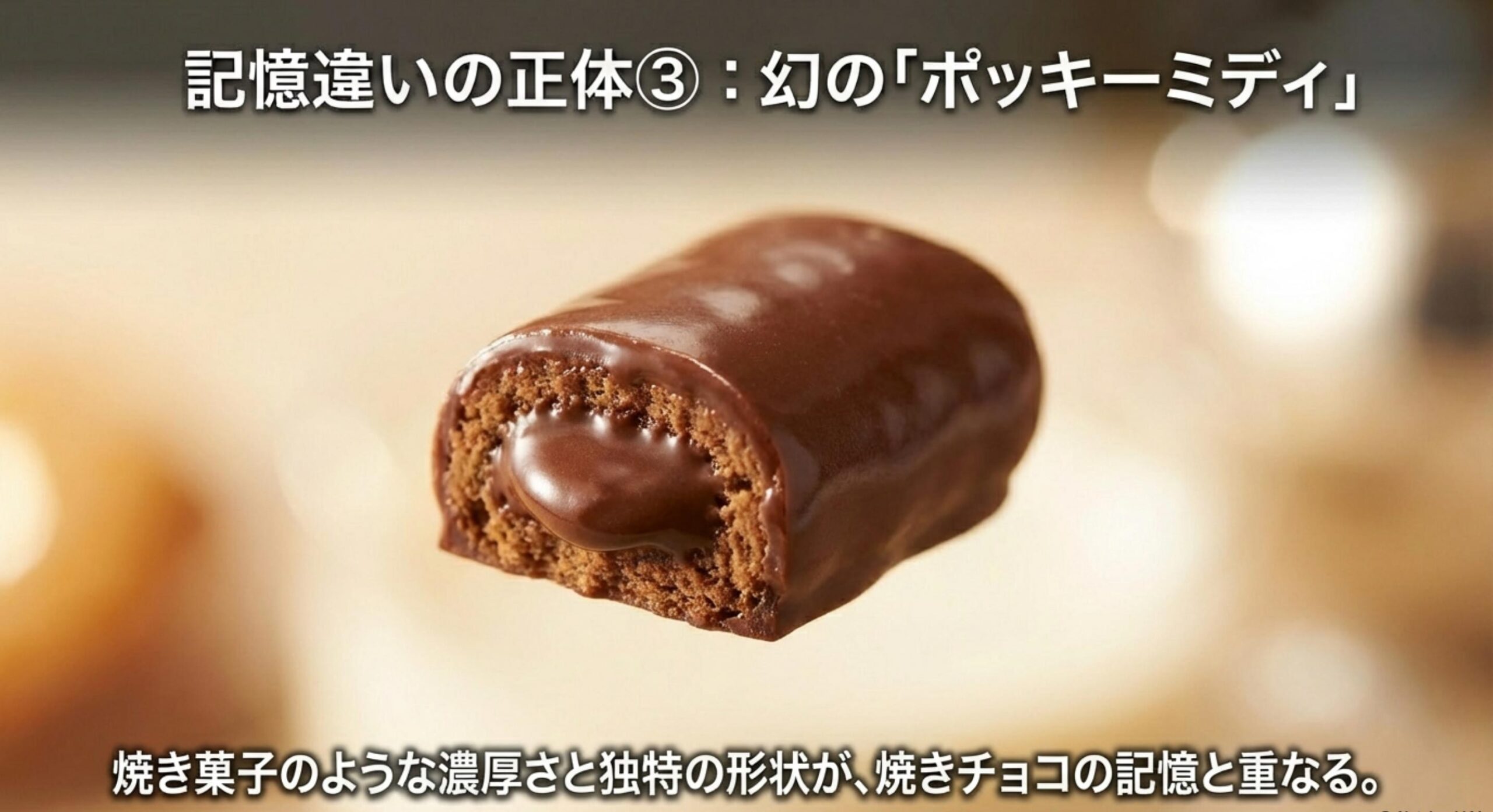 焼きチョコ グリコ 販売終了 過去にあったポッキーミディの記憶