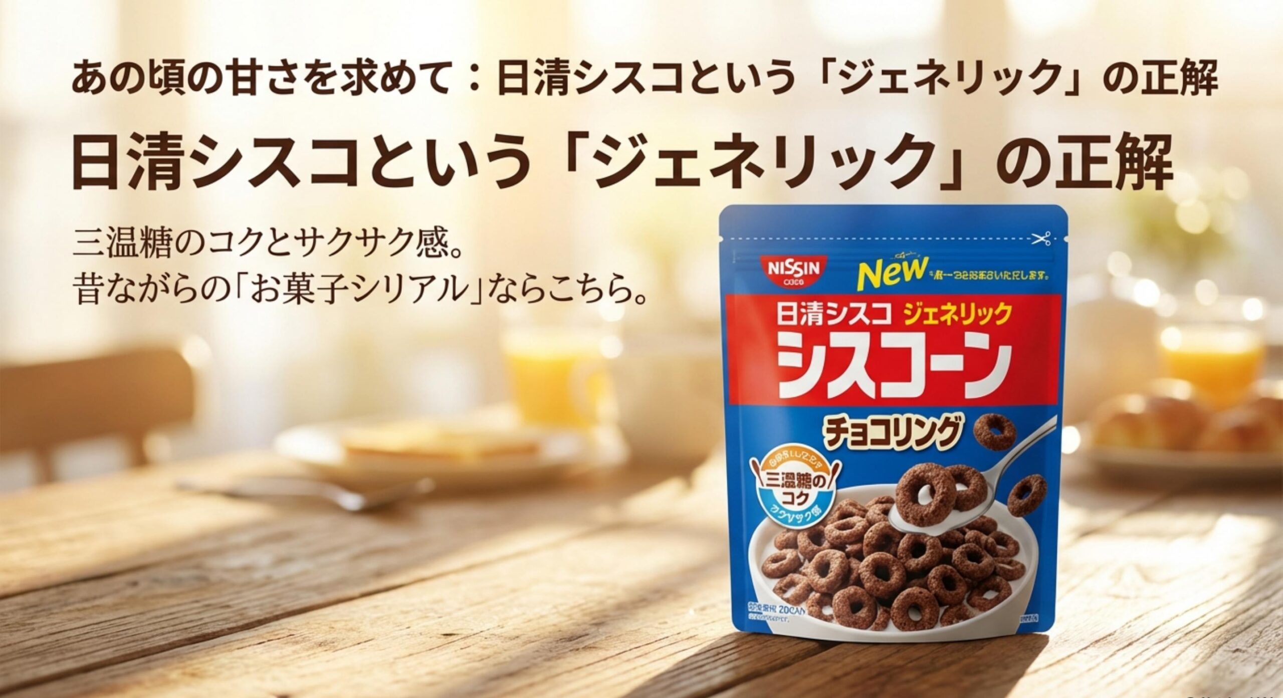 ケロッグ チョコワ 販売終了 昔のジャンクな甘さに近い日清シスコのリング状シリアル