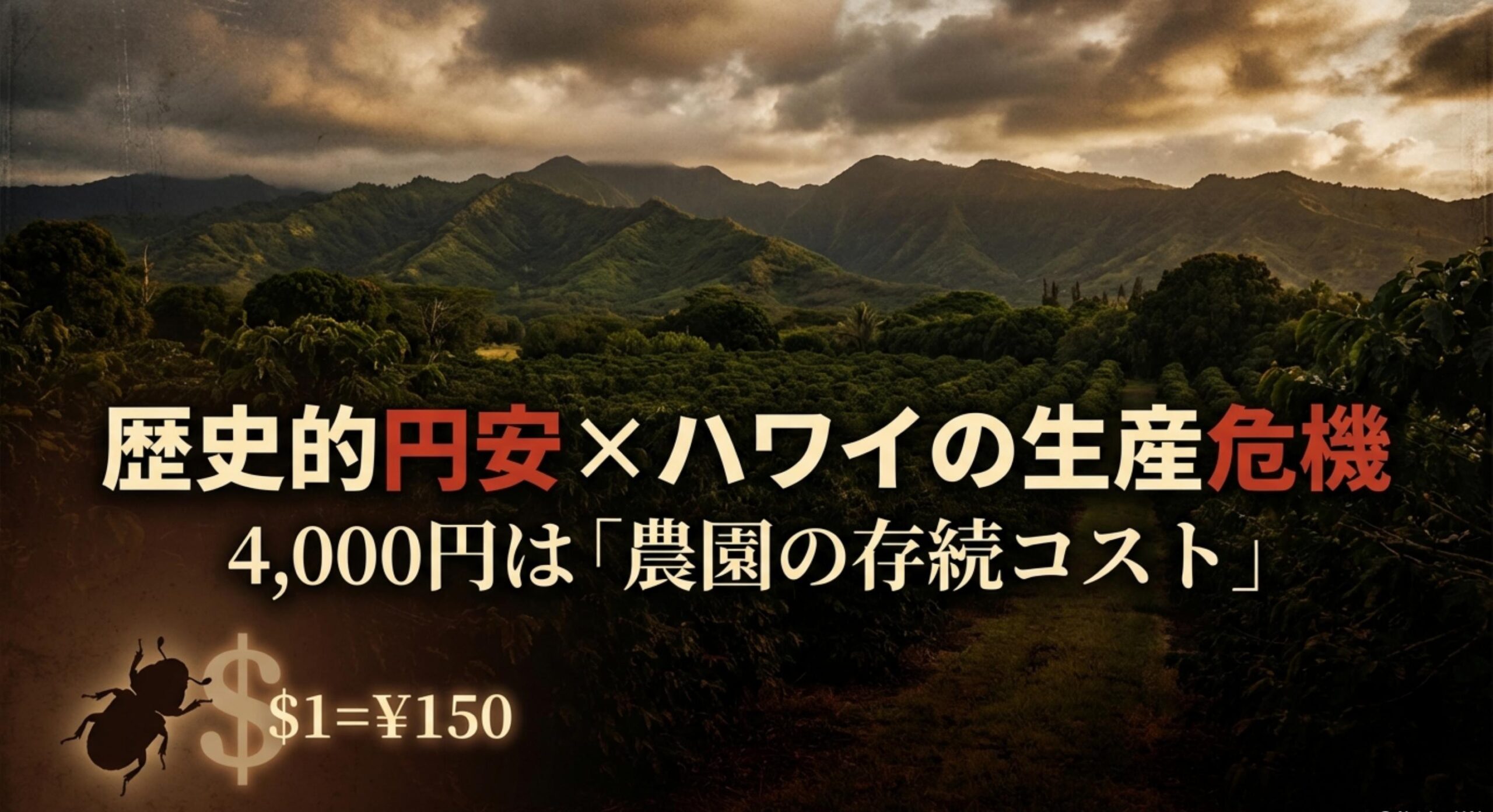 ライオンコーヒー ハワイ現地の生産危機と労働力不足の現実