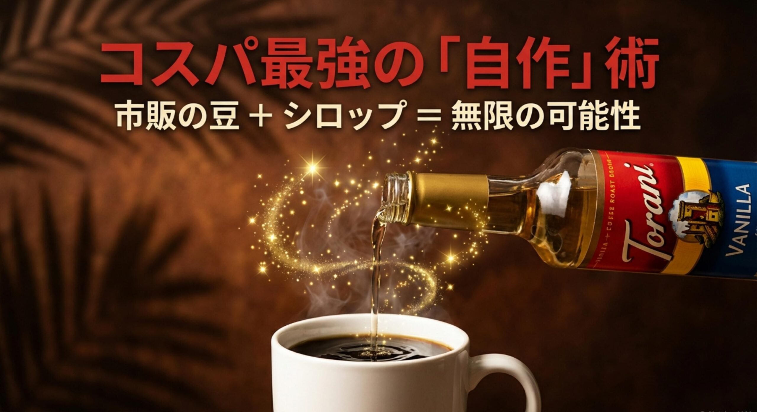 ライオンコーヒー コスパ重視なら自作フレーバーという錬金術