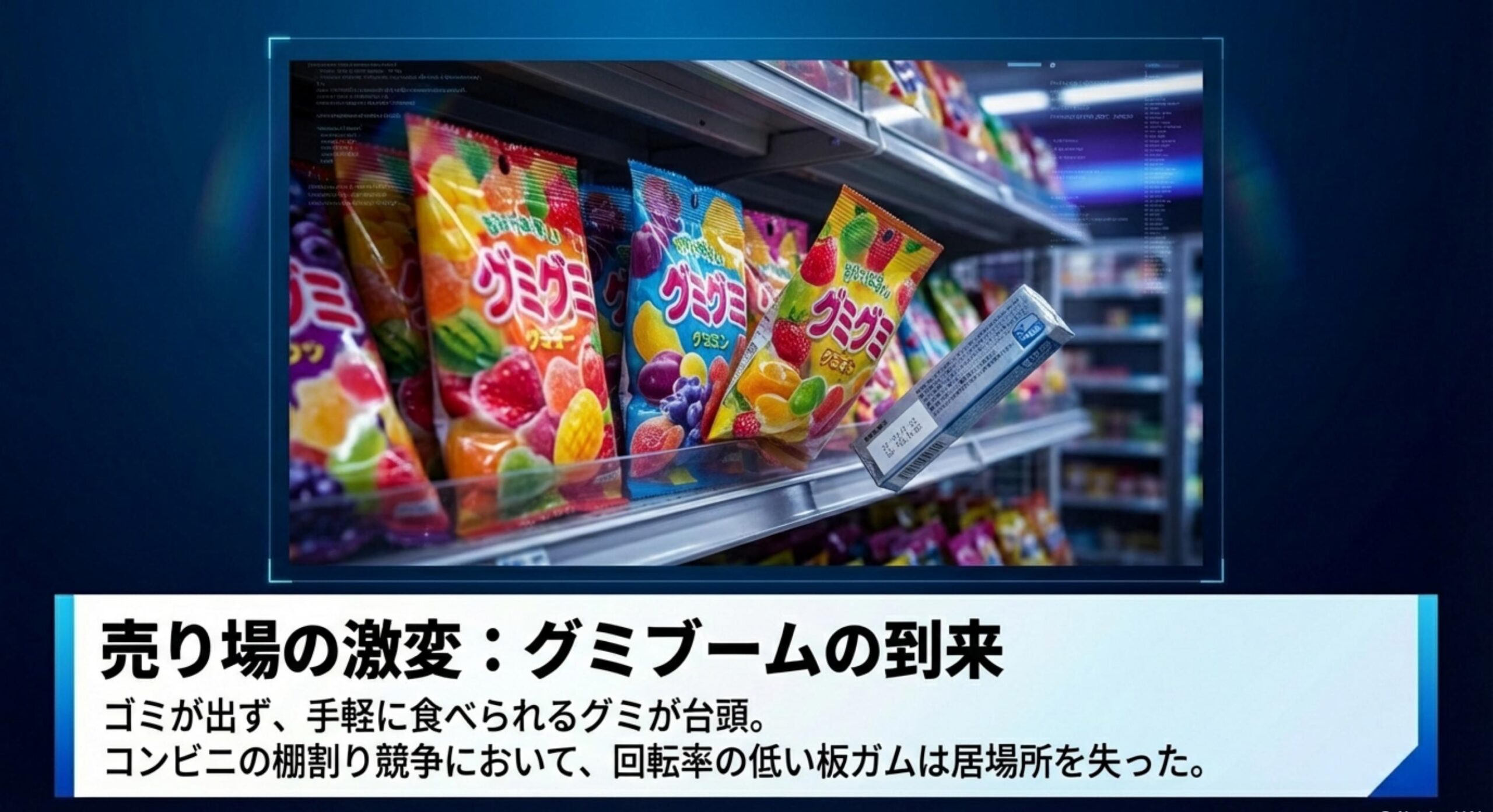 ロッテ ノータイム ガム 売り場の主役交代?グミブームが追い込んだ棚割りの現実