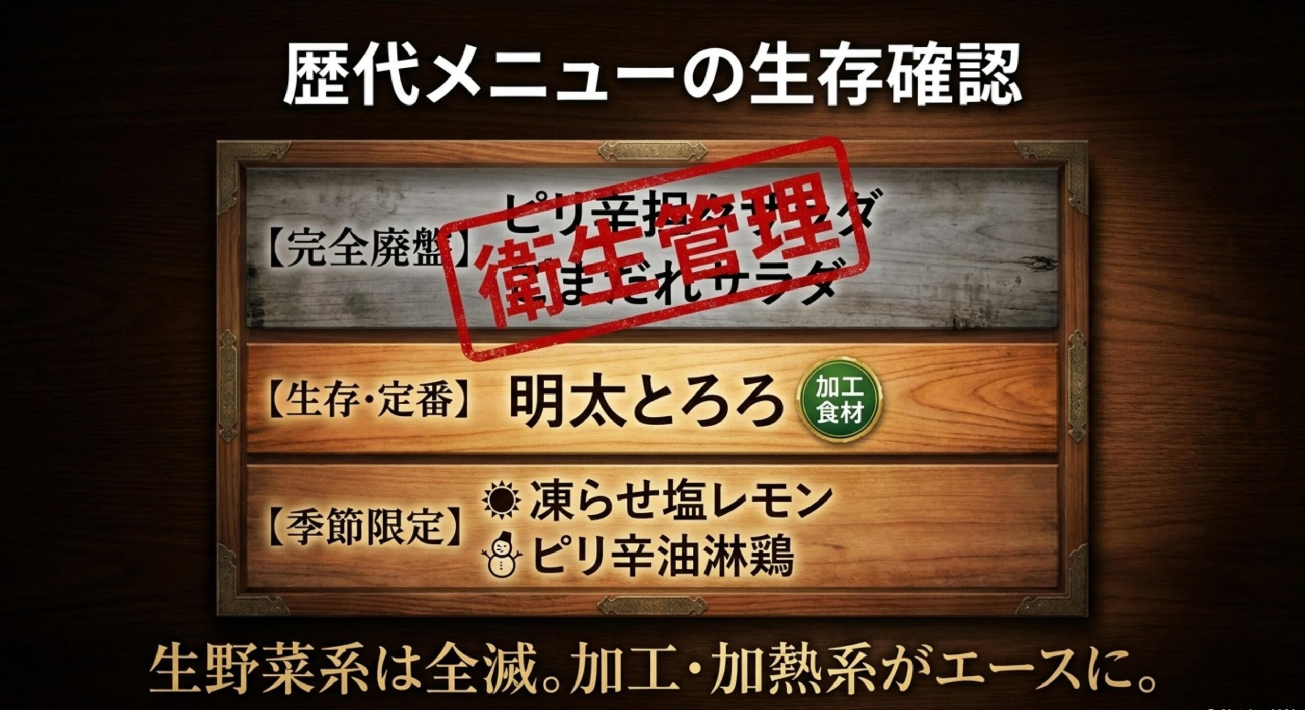 発売初期から現在に至るまでの歴代メニューの変遷と通年販売商品の生存確認