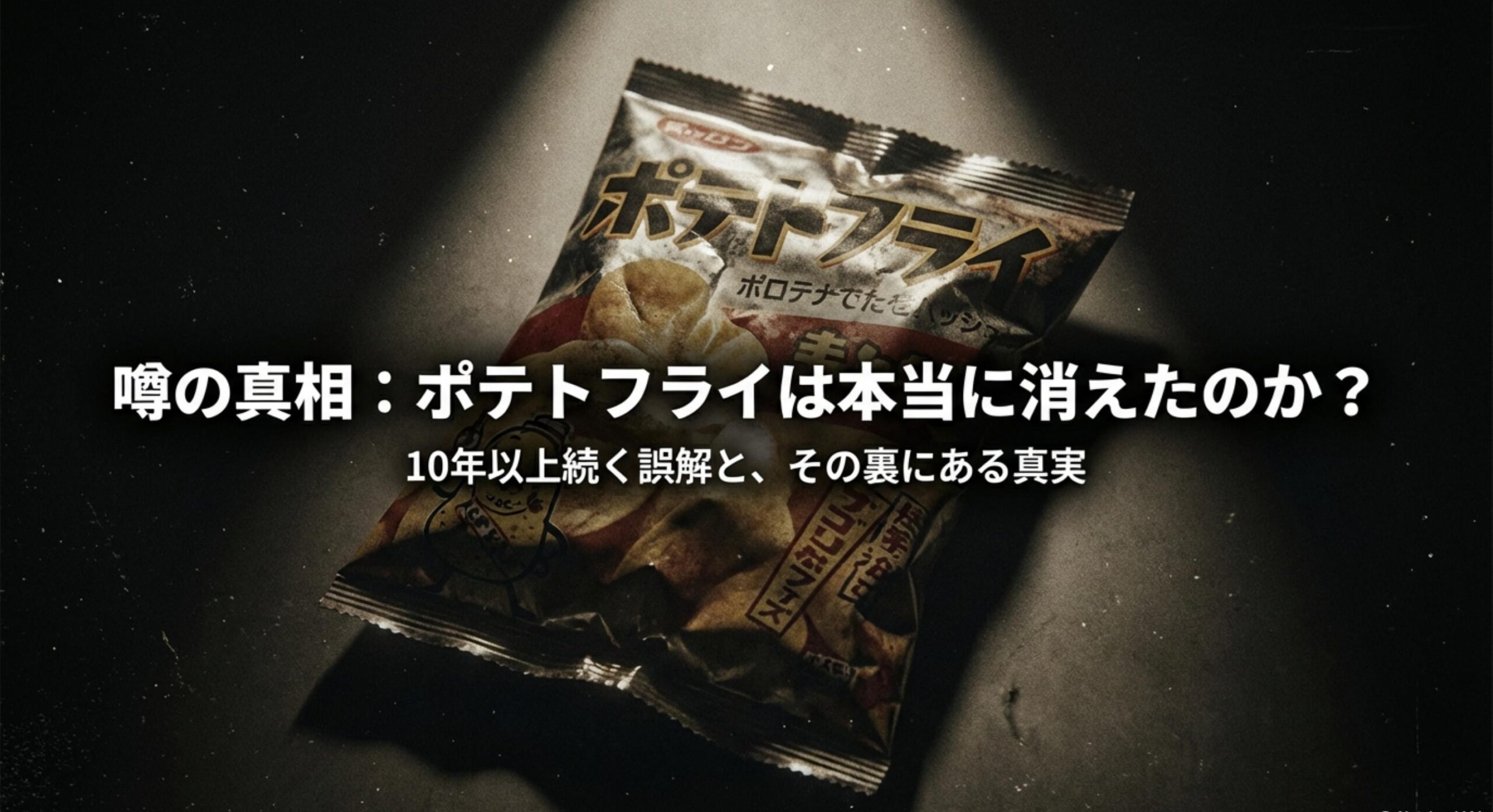 噂の駄菓子であるポテトフライは販売終了したの?