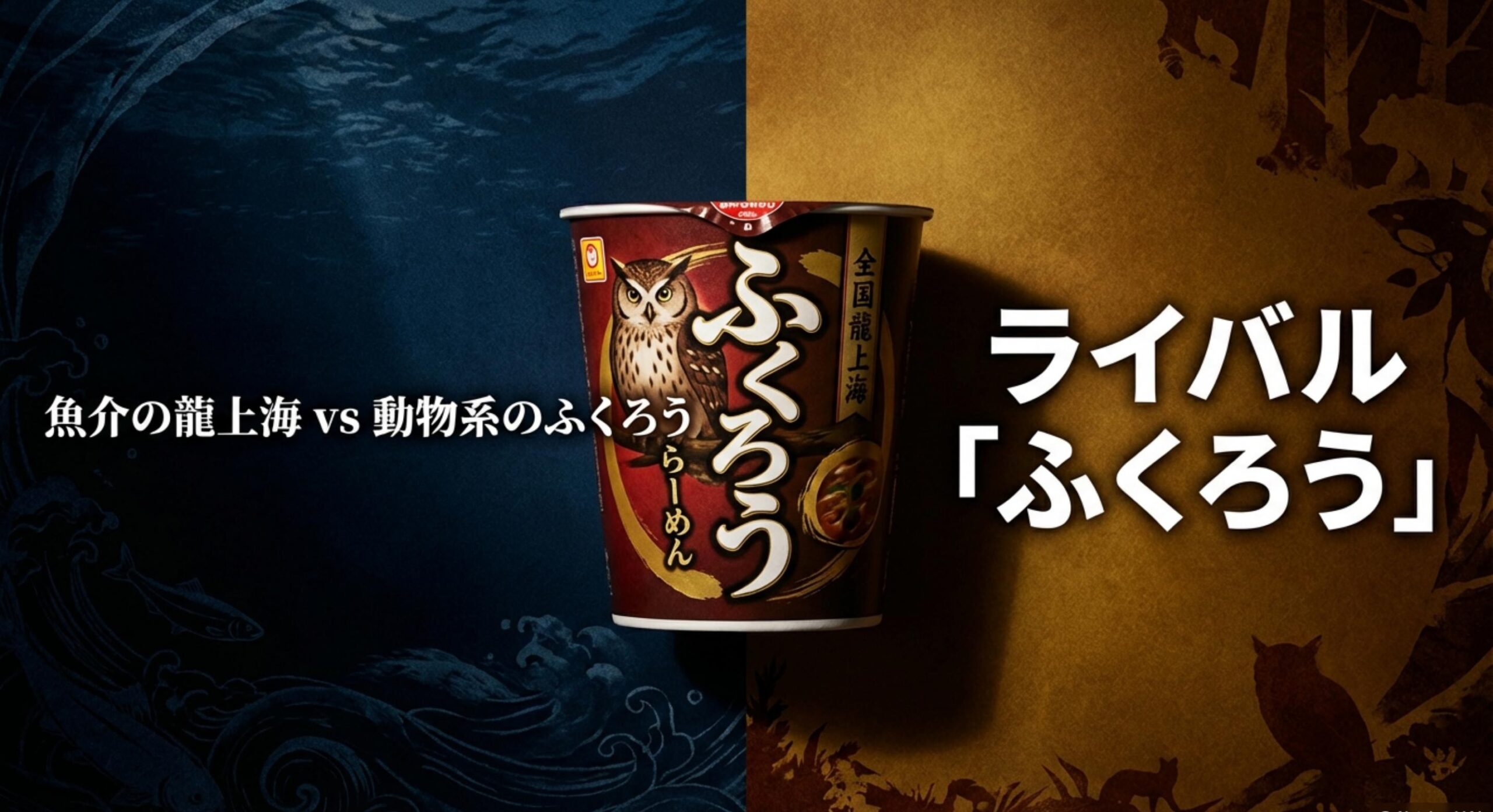 龍上海 カップ麺名古屋発「ふくろう」との決定的な味の違いを徹底比較
