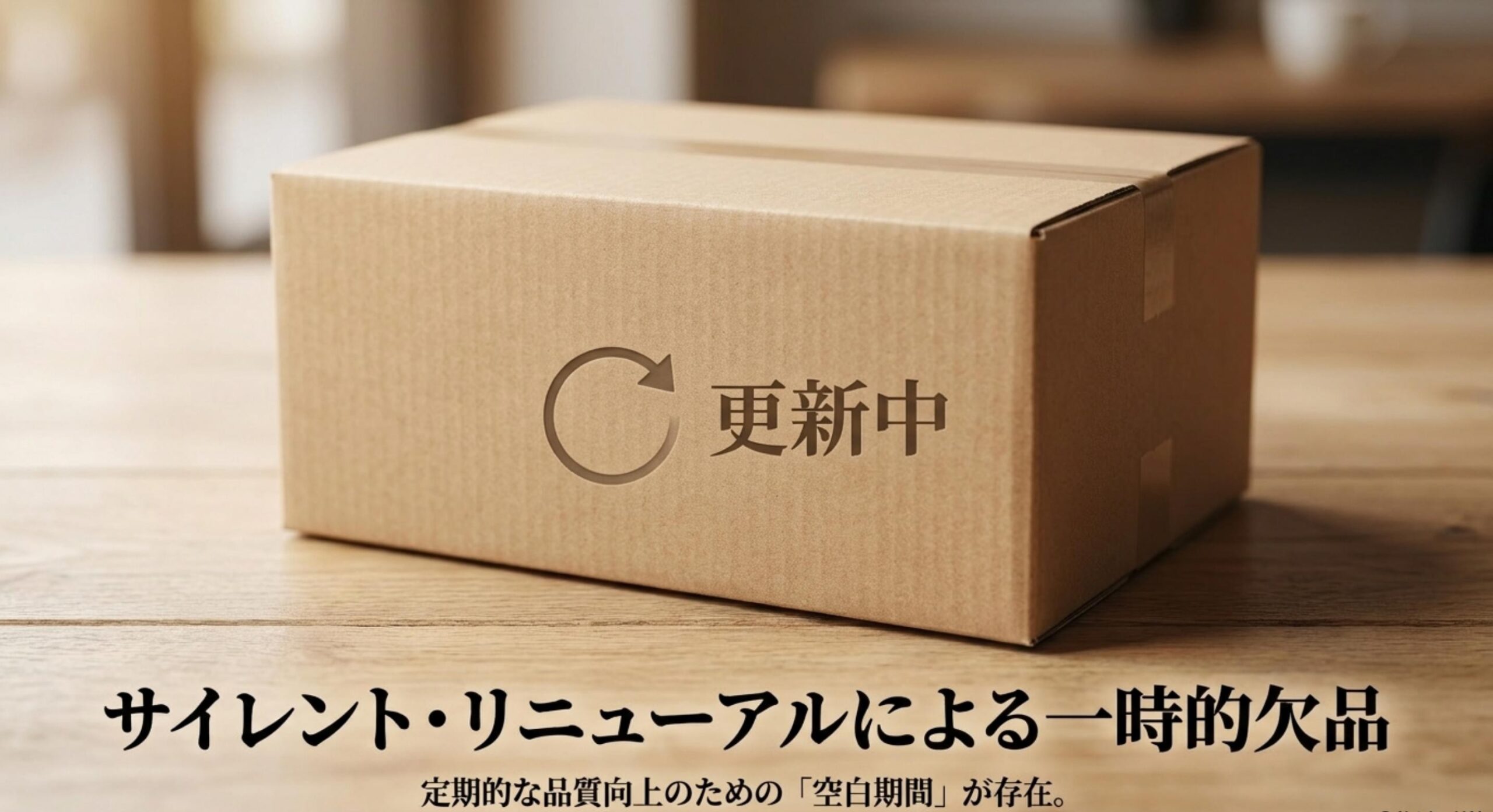 サイレントリニューアルによる一時的な欠品と販売終了の噂