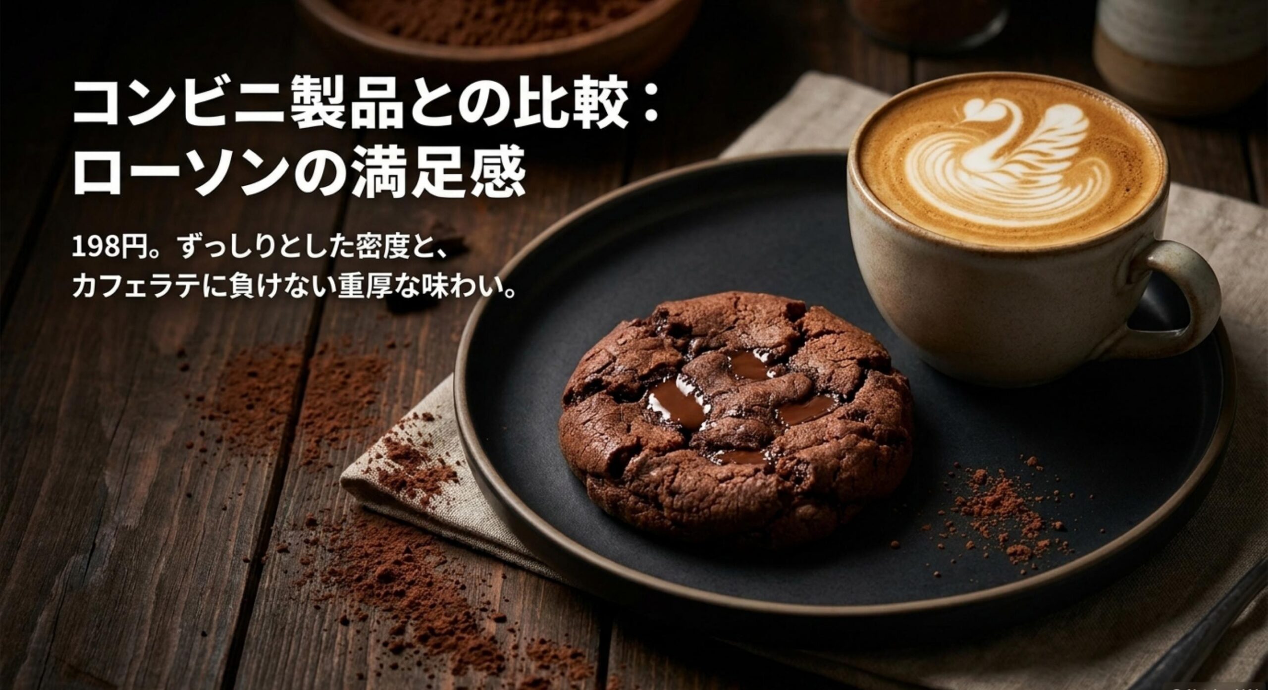 ローソンのチョコチャンククッキーが提供するスイーツとしての満足感