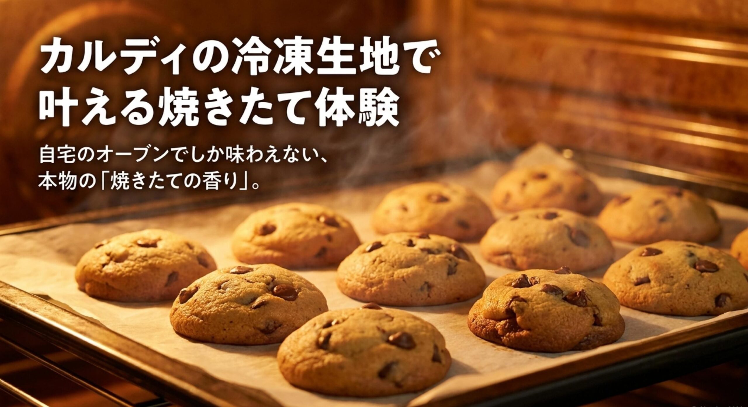 カルディの冷凍生地を使って自宅で叶える焼きたてクッキー体験