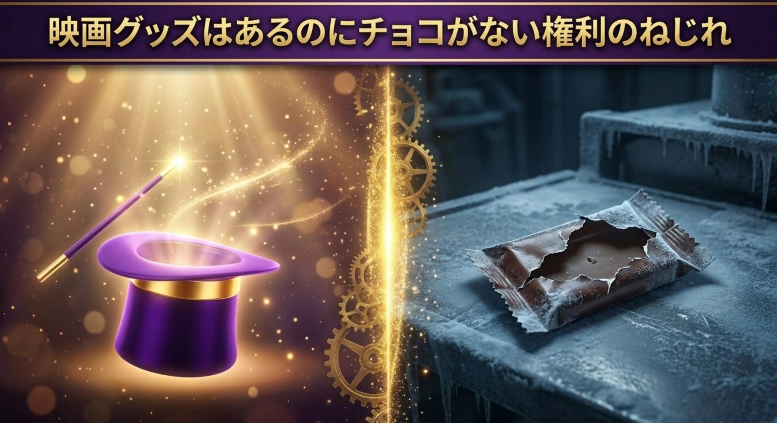 映画グッズは販売されているのにチョコレートが作れない権利のねじれ現象