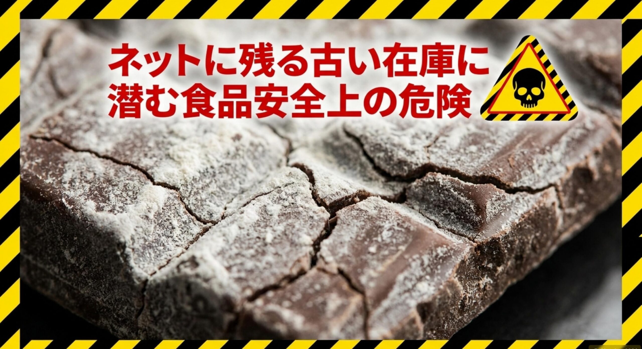 ネットオークションなどで取引される古い在庫のチョコレートに潜む健康上の危険性