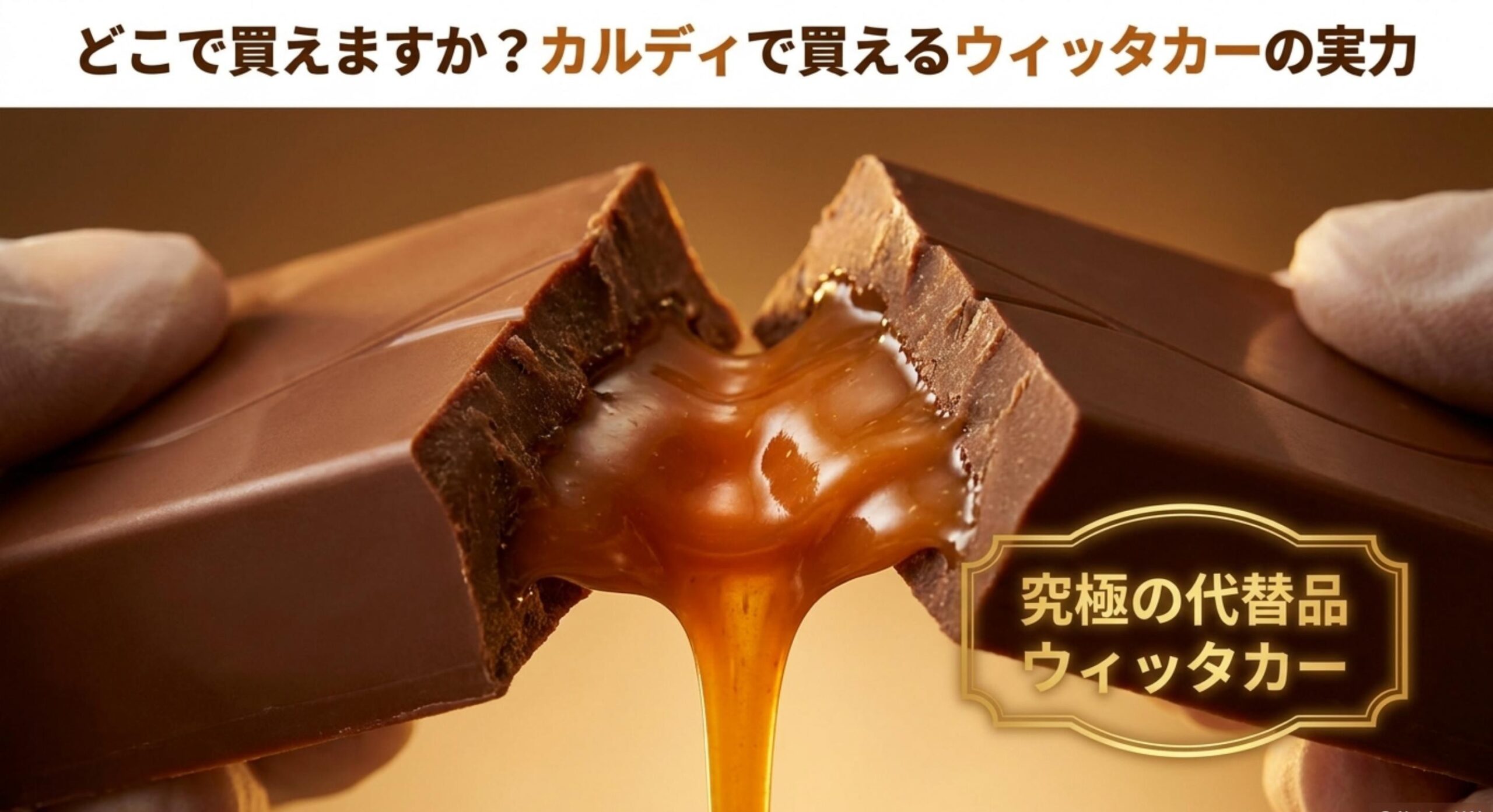 カルディなどで購入可能な分厚い板チョコ「ウィッタカー」の実力と魅力
