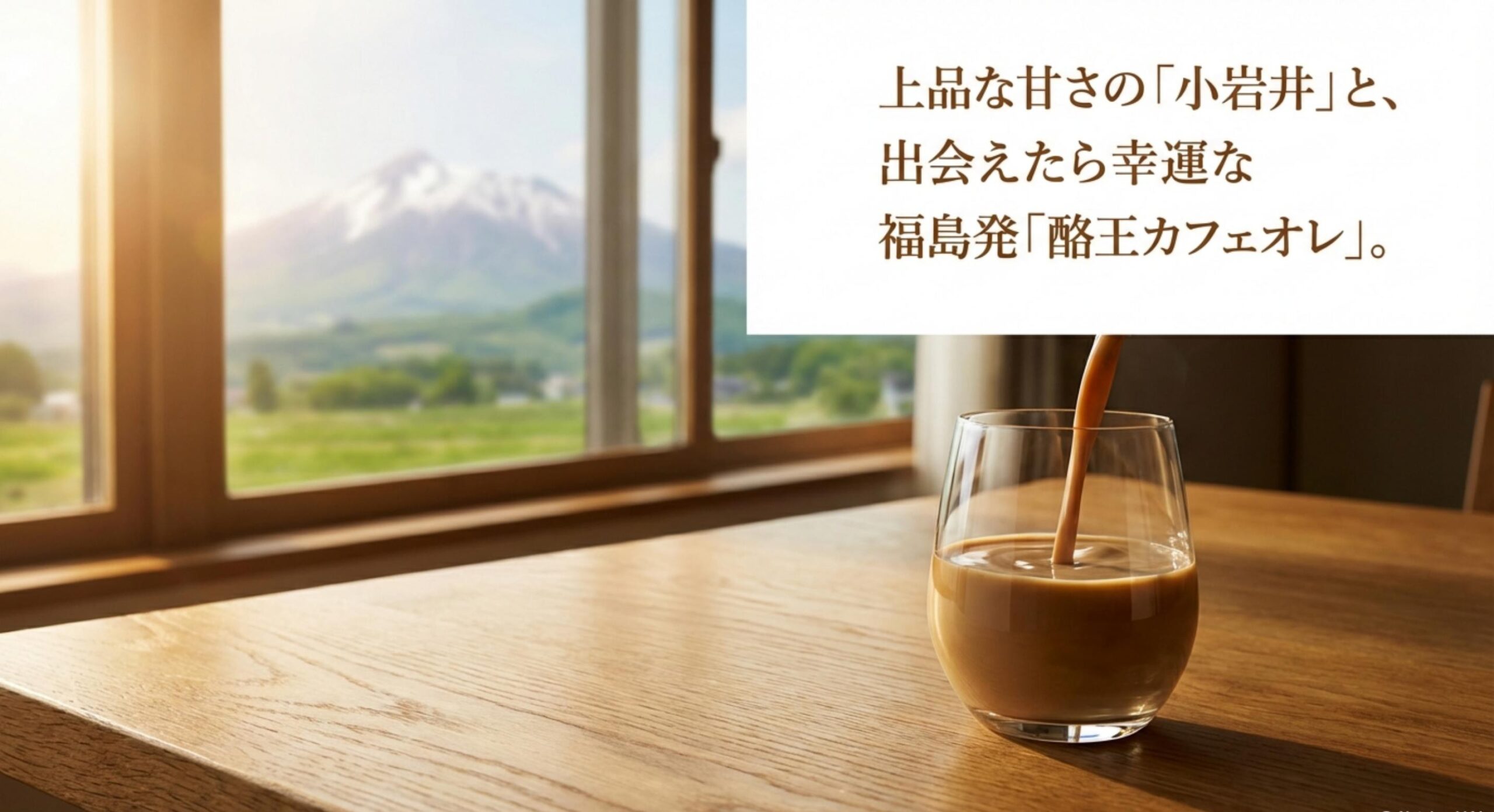 マイルドカフェオーレ少し大人びた気分の時に選びたい小岩井と福島発のローカル銘柄