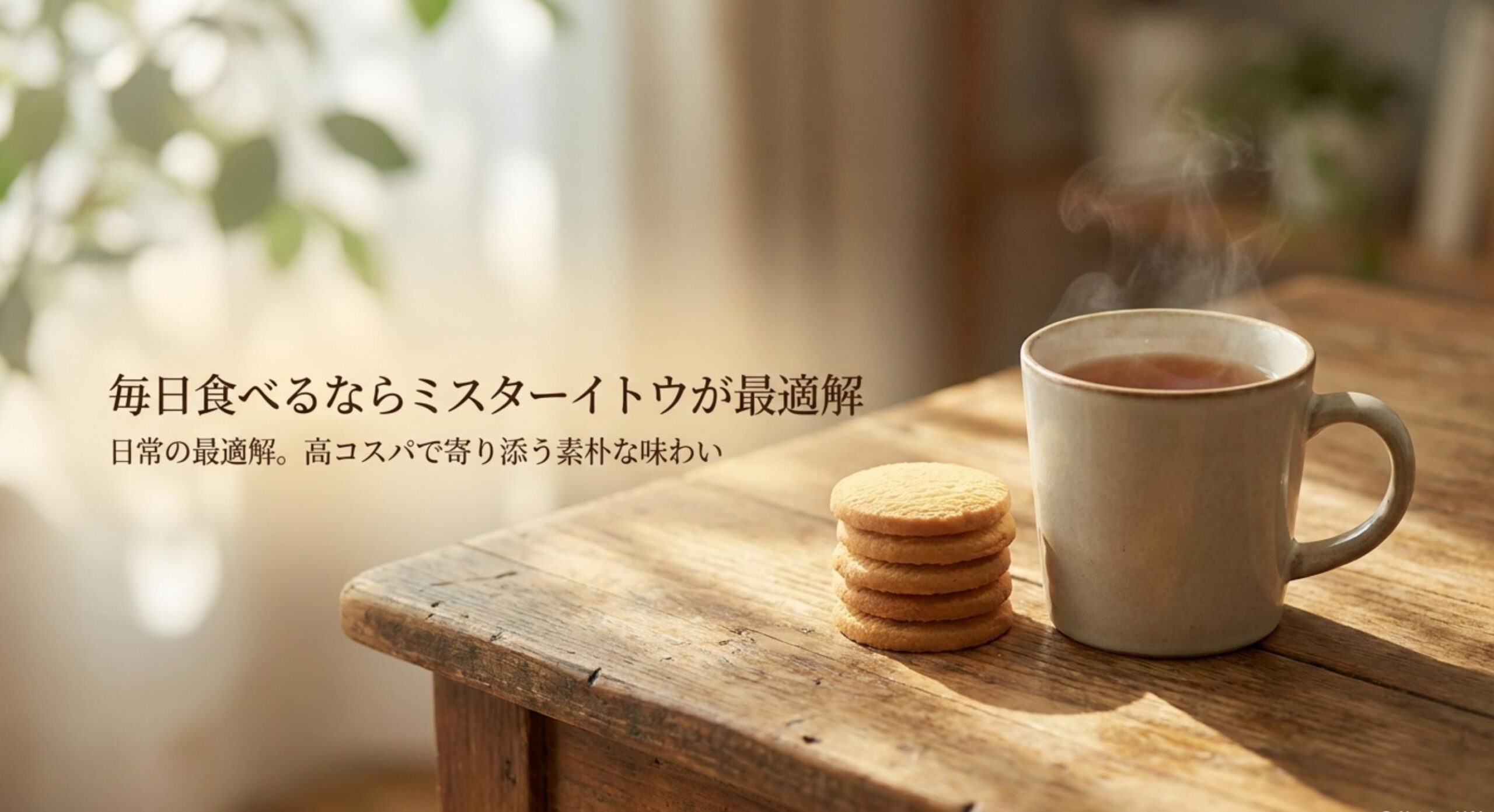 コストパフォーマンスが高く毎日食べるのに最適なミスターイトウのクッキー