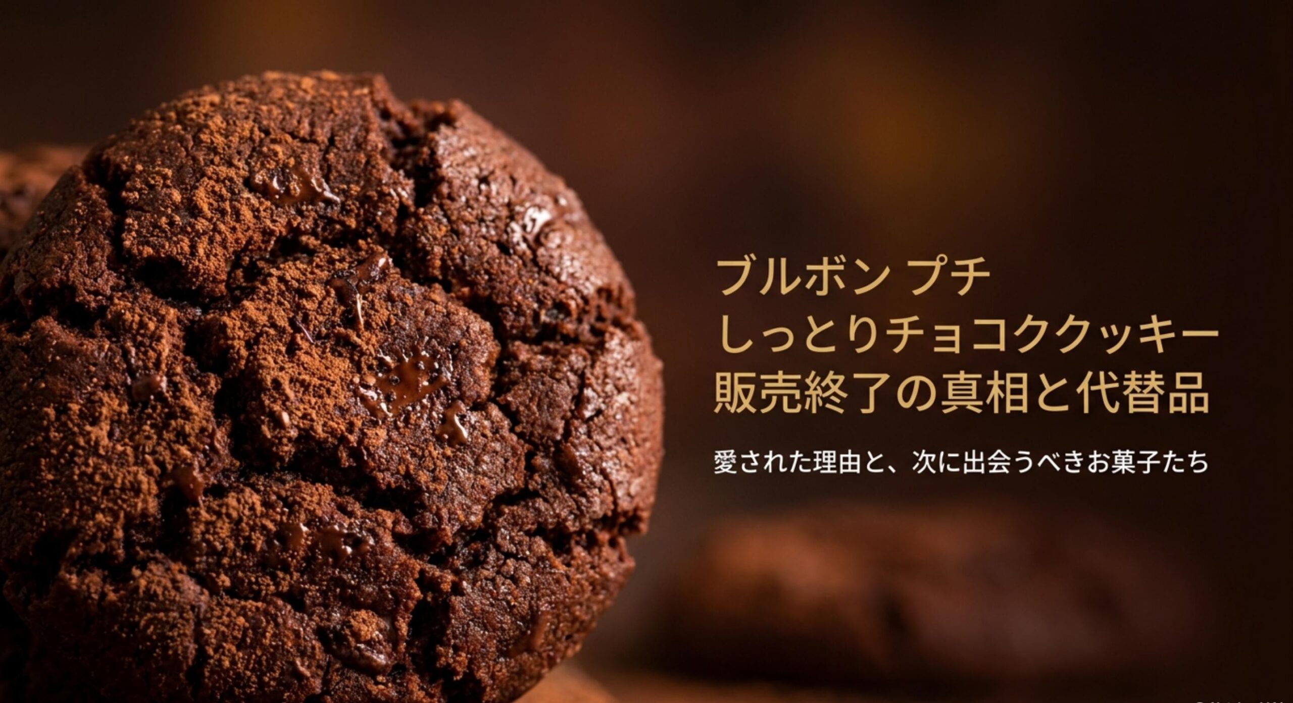ブルボンプチしっとりチョコクッキー販売終了の理由と似てるお菓子代替品