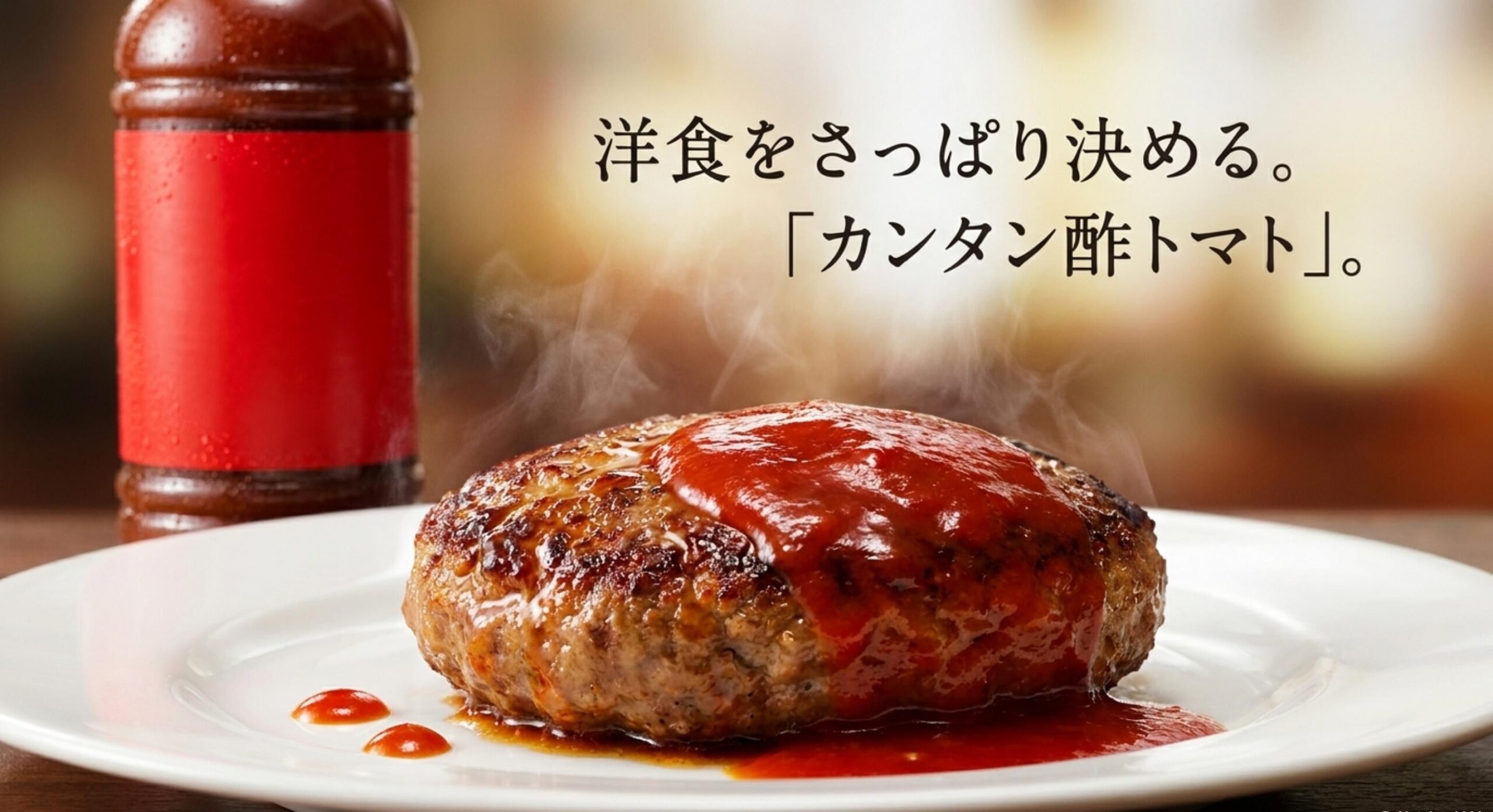 いい こと ソース 売っ て ない 洋食の味付けをさっぱり決めるカンタン酢トマト