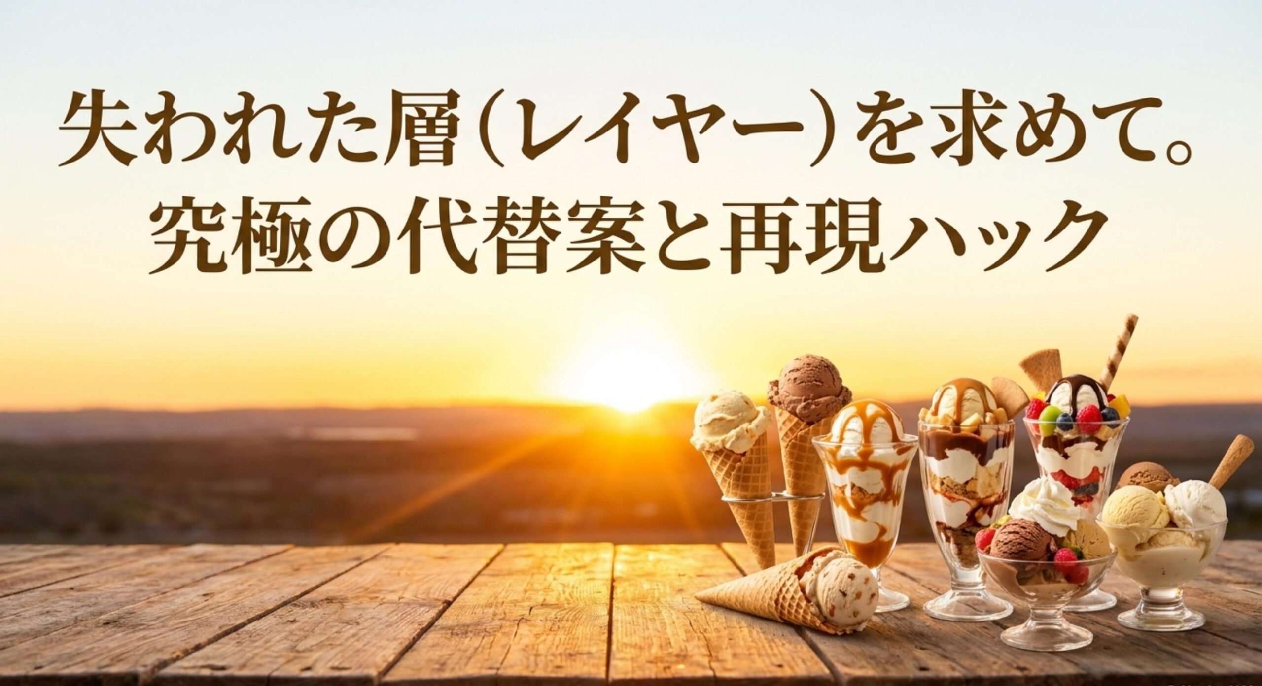 マックサンデーはなぜ販売終了？究極の代替案と再現ハック