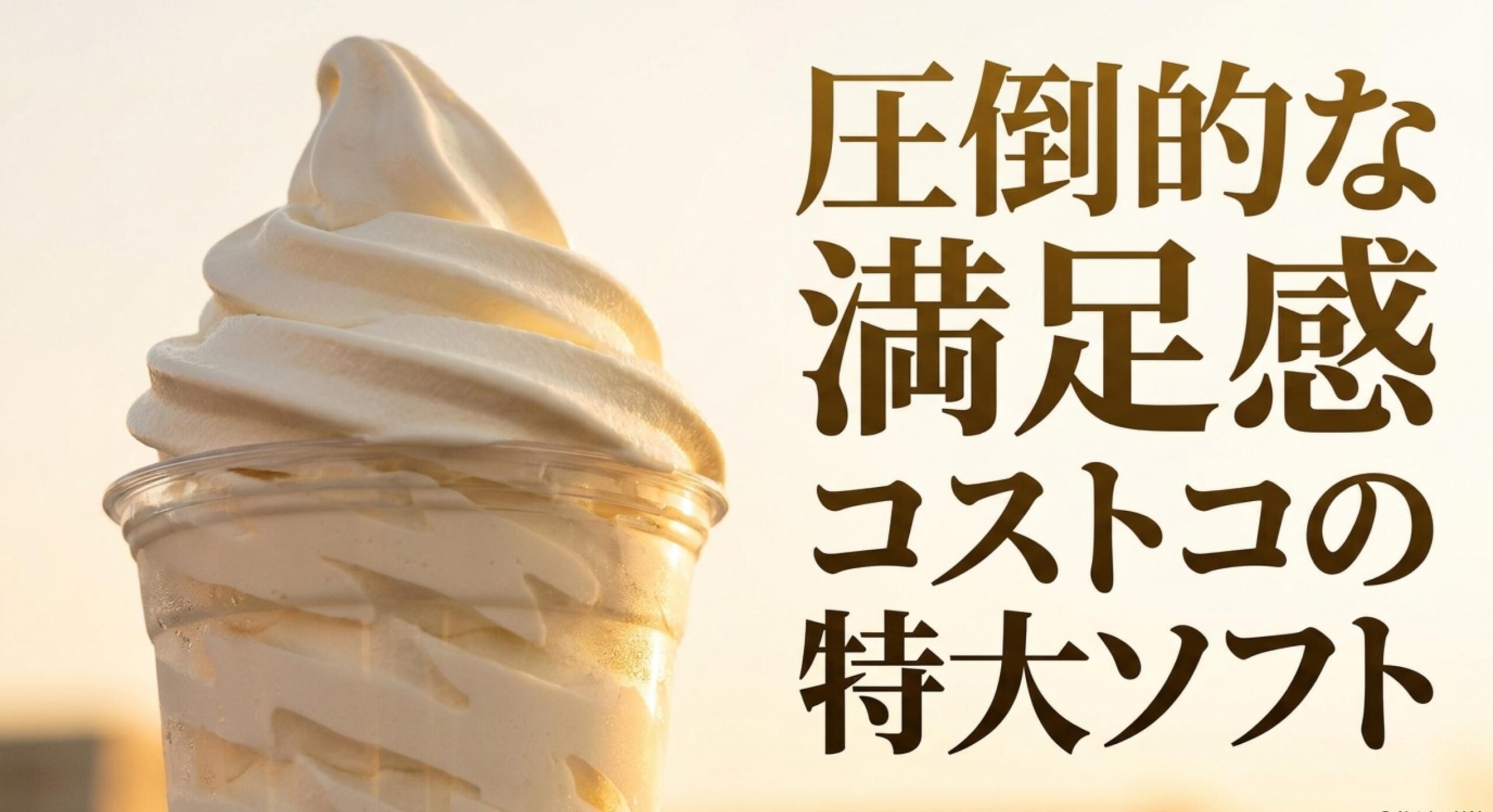 マック サンデー 販売終了 なぜ コスパ最強を誇るコストコの北海道ソフトクリーム