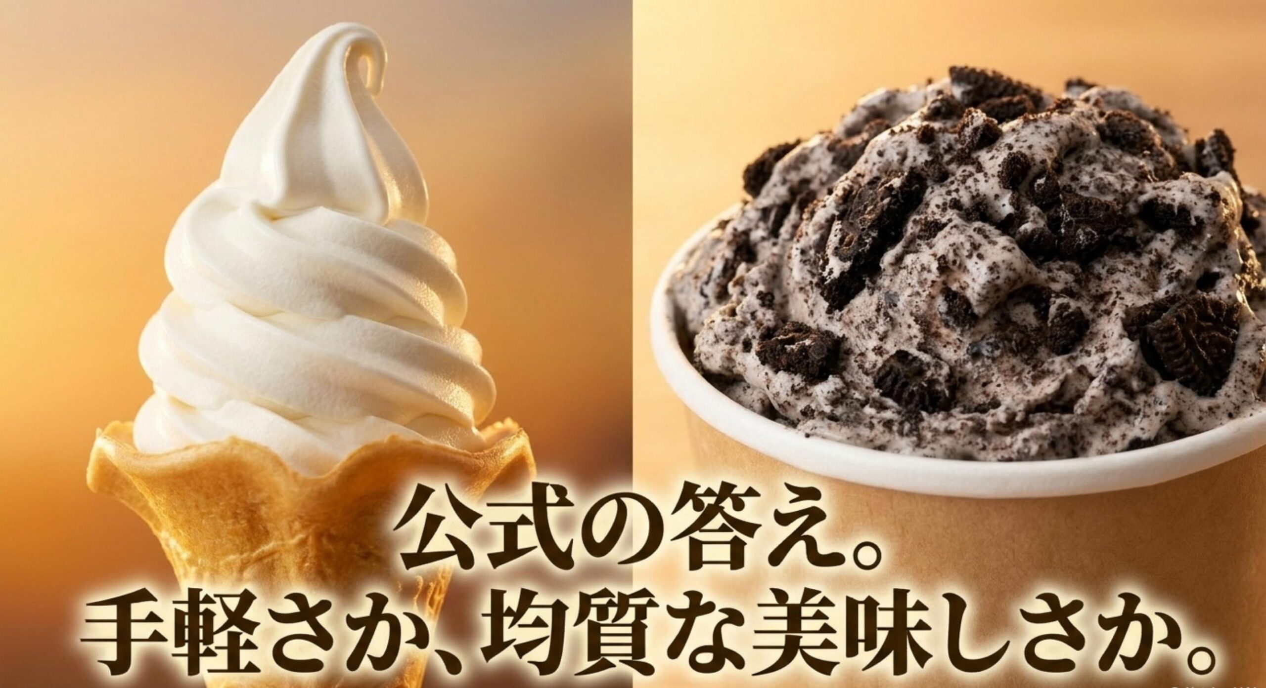 サンデー 販売終了 なぜ ソフトツイストとマックフルーリーによる公式の代替策
