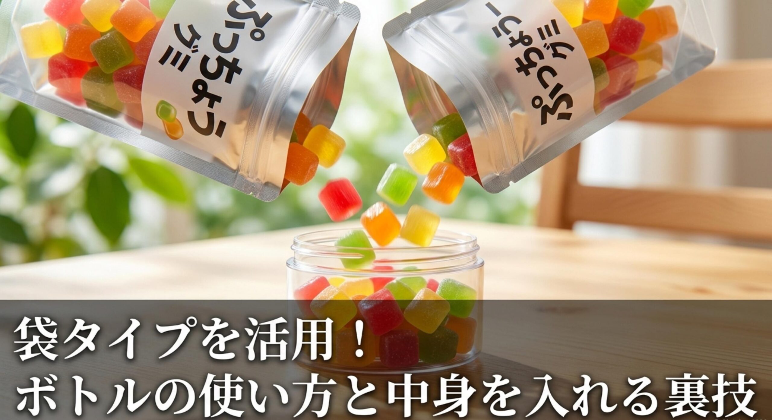 ぷっちょグミのボトル販売終了 袋タイプを活用！ボトルの使い方と中身を入れる裏技