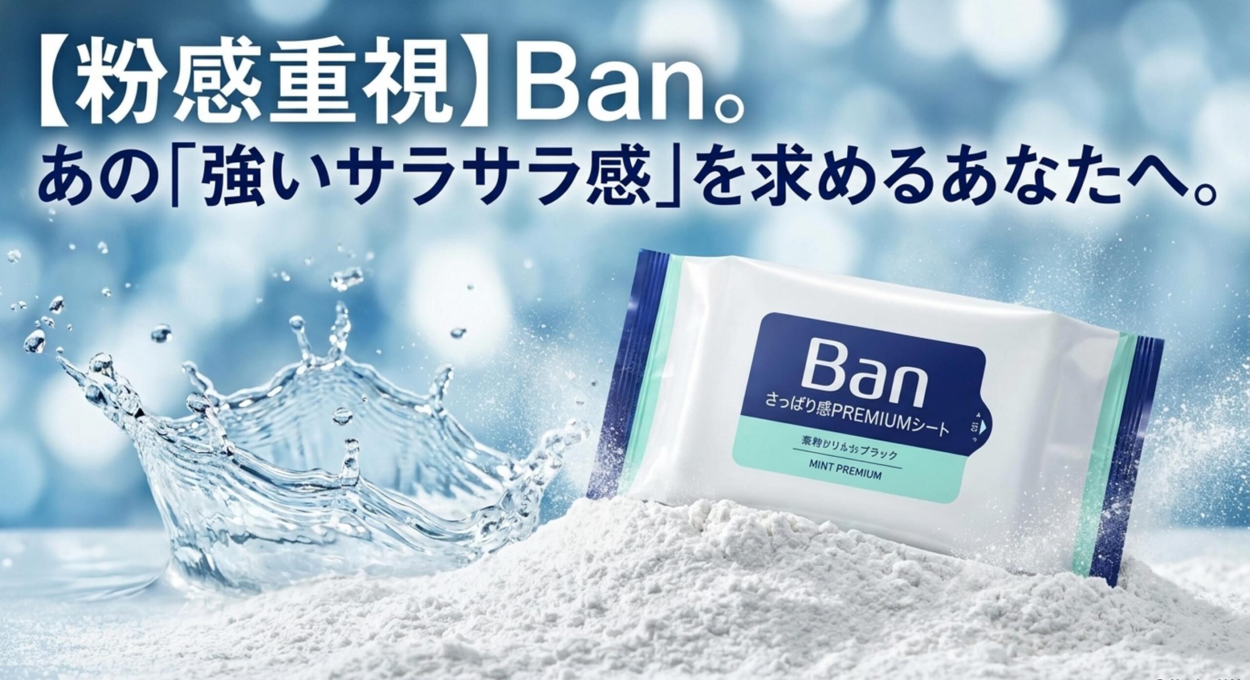 ビオレ さらさらパウダーシート 販売終了 なぜ Banのパウダーinシートで旧品の強い粉感を代用