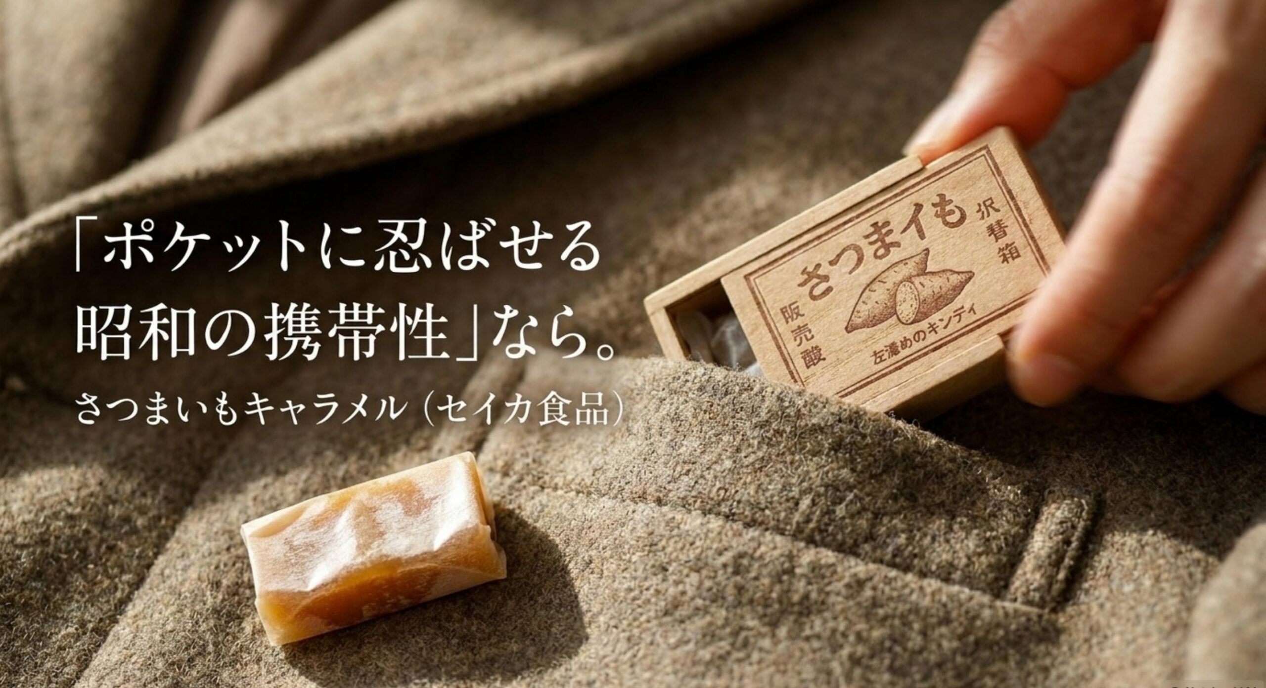 サイコロ 販売 終了 昭和レトロな携帯性を楽しむさつまいもキャラメル