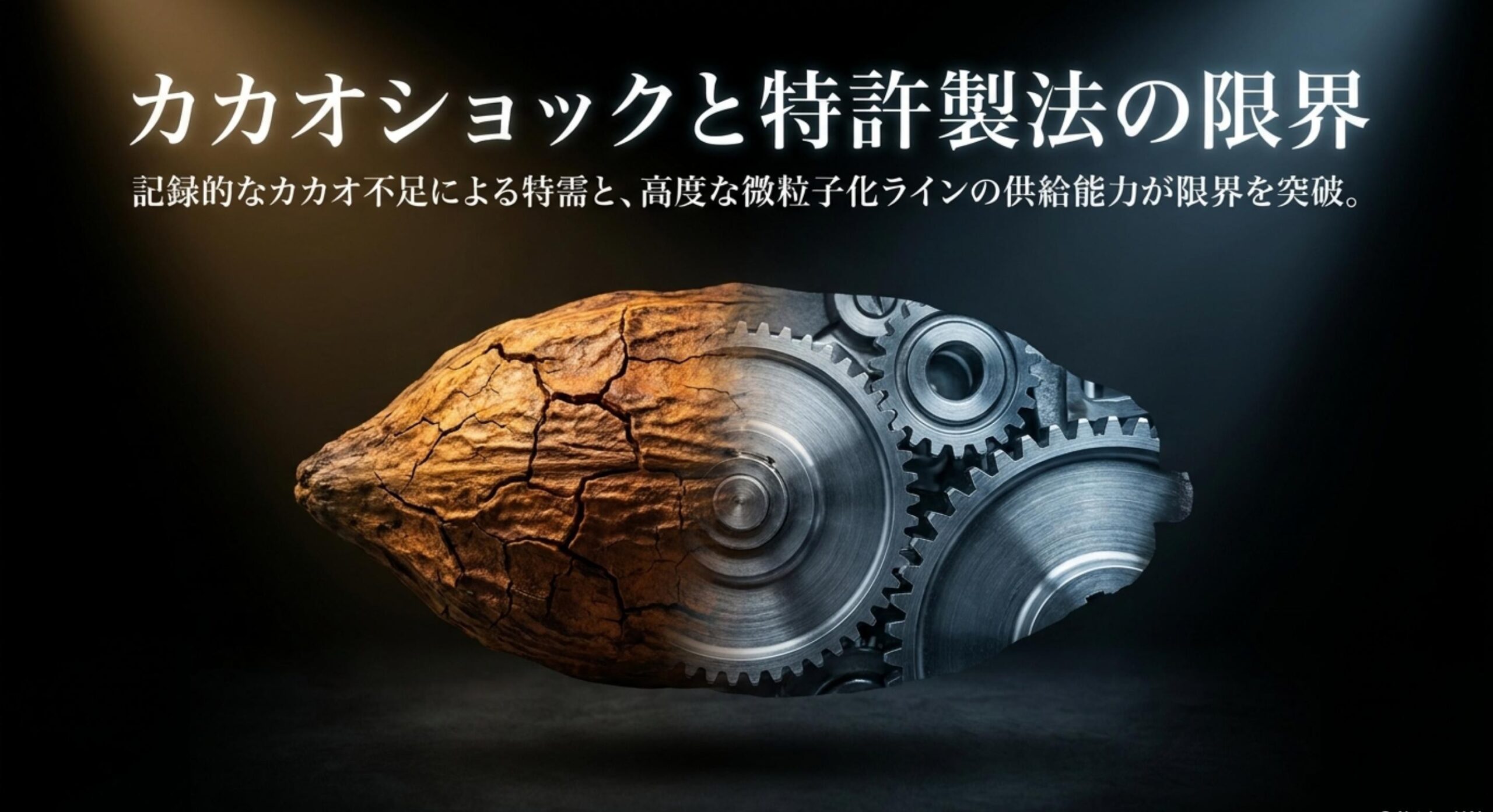 ゴボーチェ どこで 買える カカオショックと特許製法による生産限界の背景