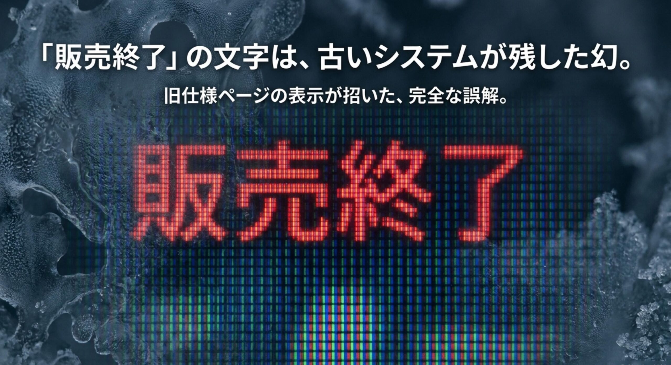 かき氷 グミ 販売終了 ECサイトの古い仕様ページが招く誤解