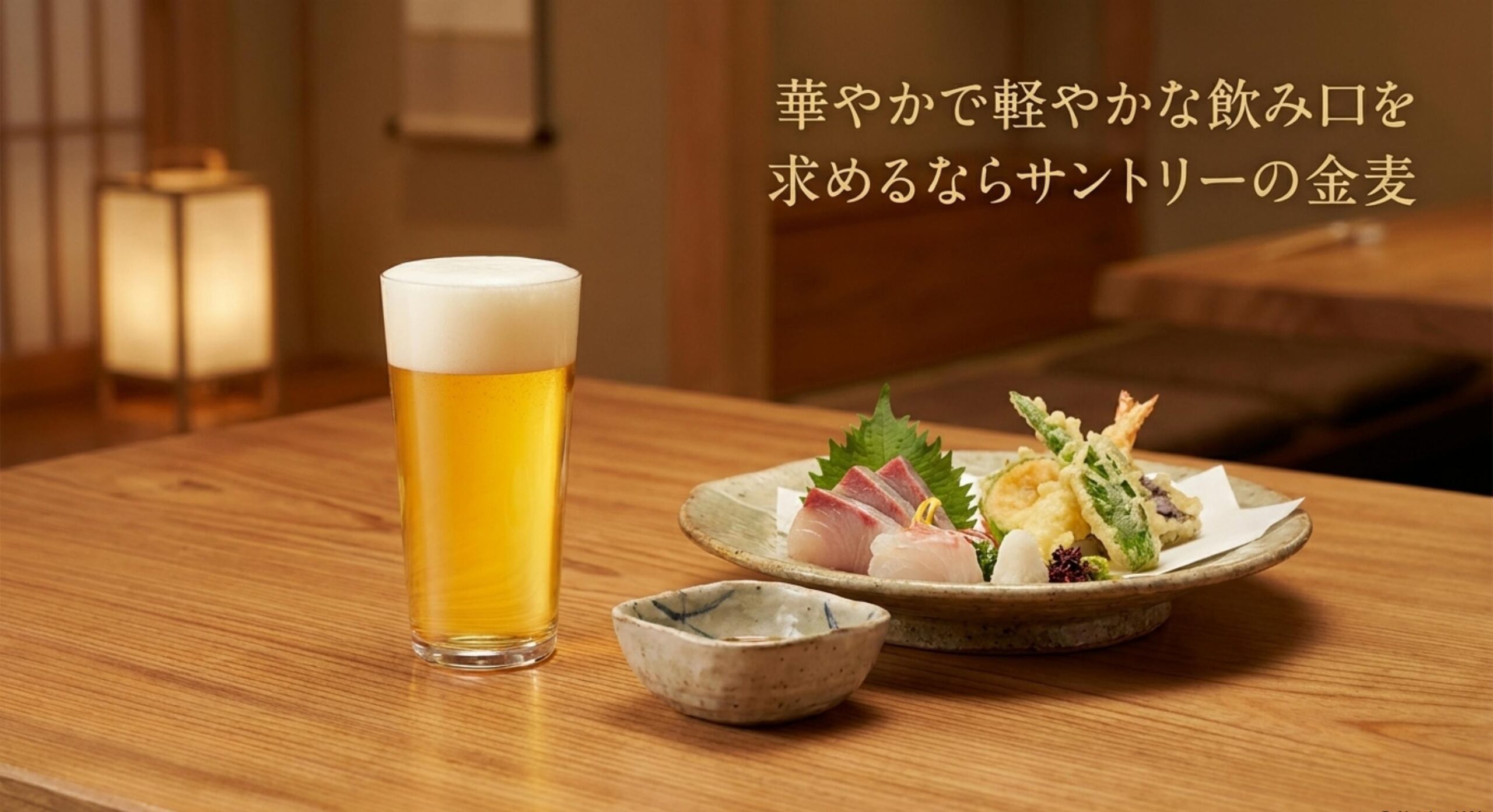 麦とホップが売ってない理由を知った上で、華やかで軽やかな飲み口を求めるならサントリーの金麦がおすすめです