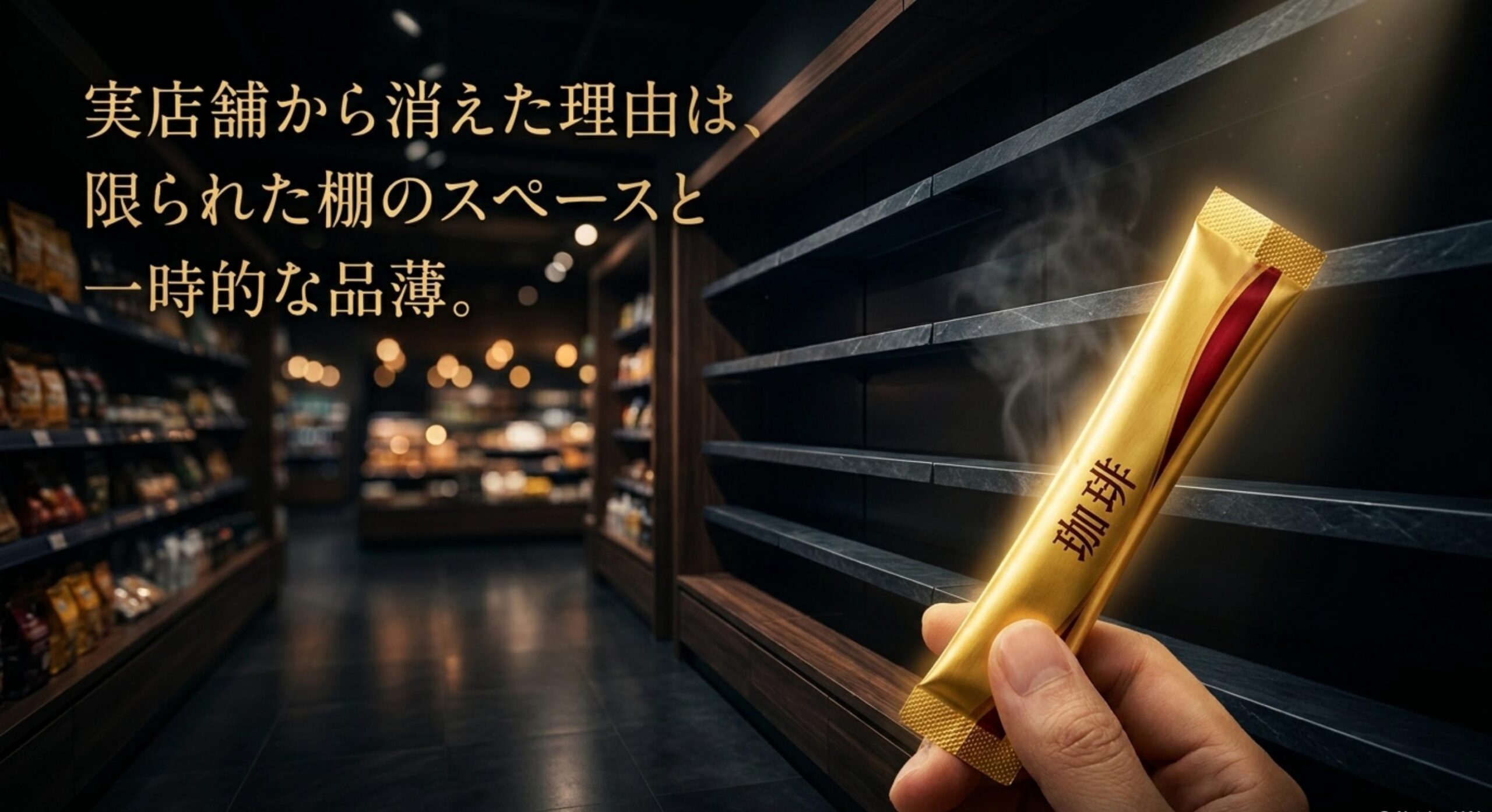 ネスカフェ ゴールド ブレンド スティック 販売終了 実店舗の棚割り変化と一時的な品薄による誤解の拡大