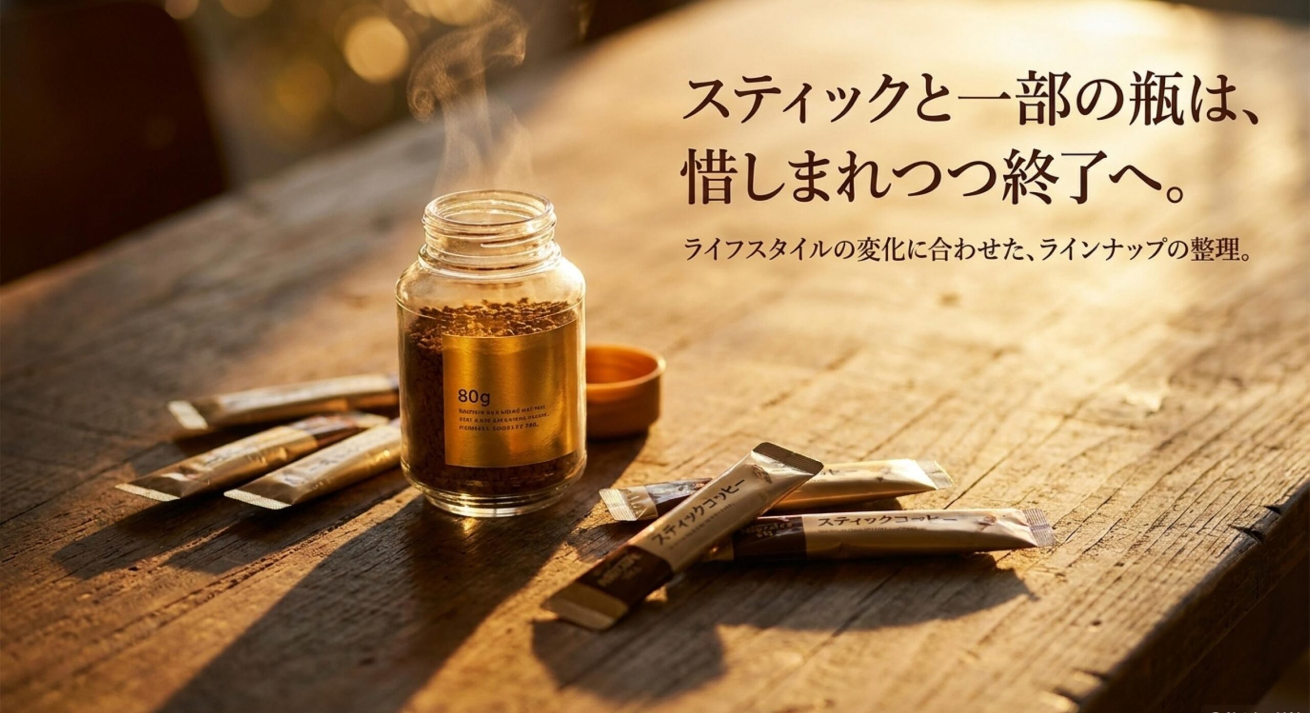 ネスカフェ 香り 華やぐ 販売終了 スティックや一部の瓶サイズは製造終了
