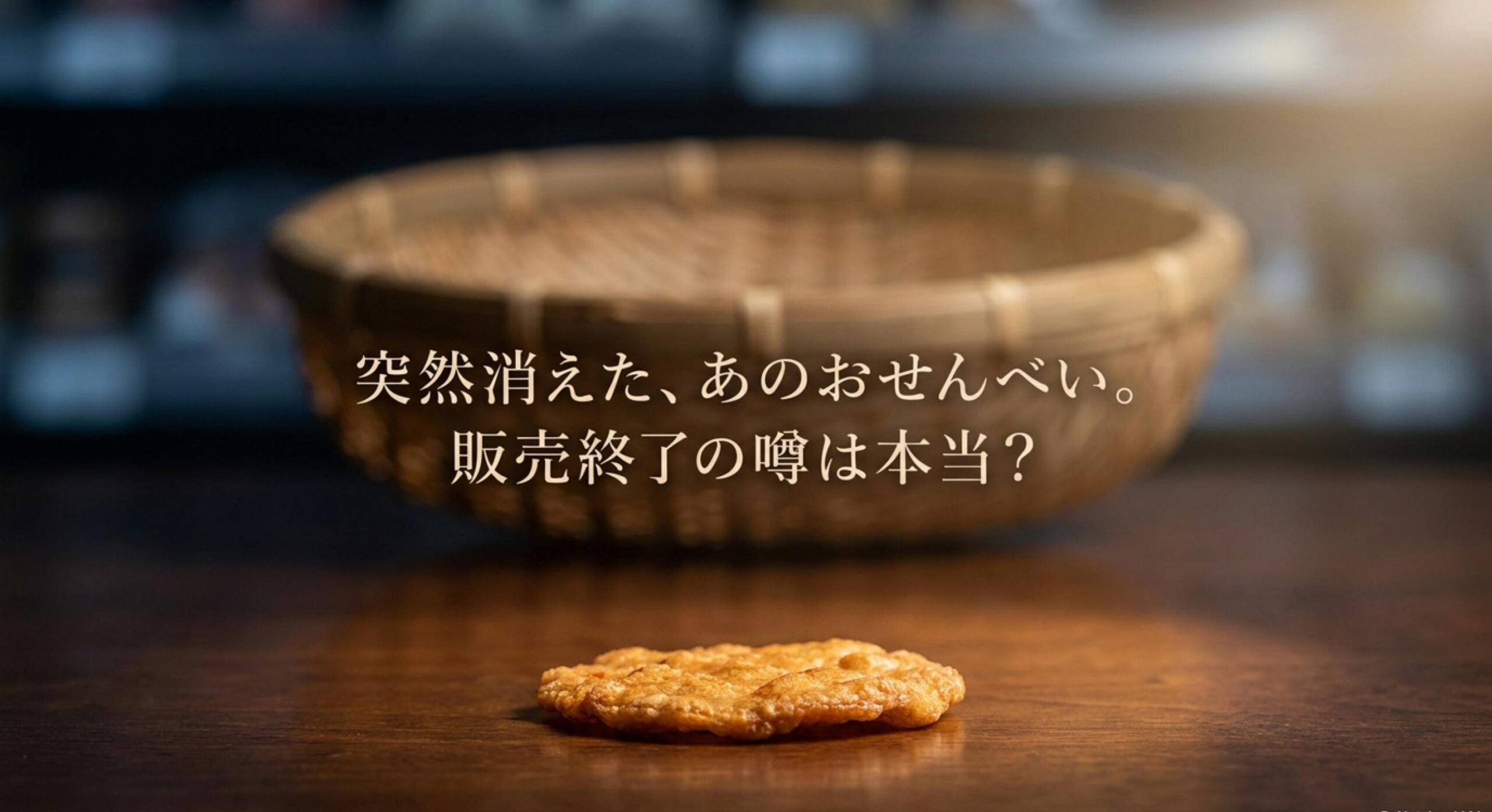 立正堂純米せんべい売ってない理由と真相