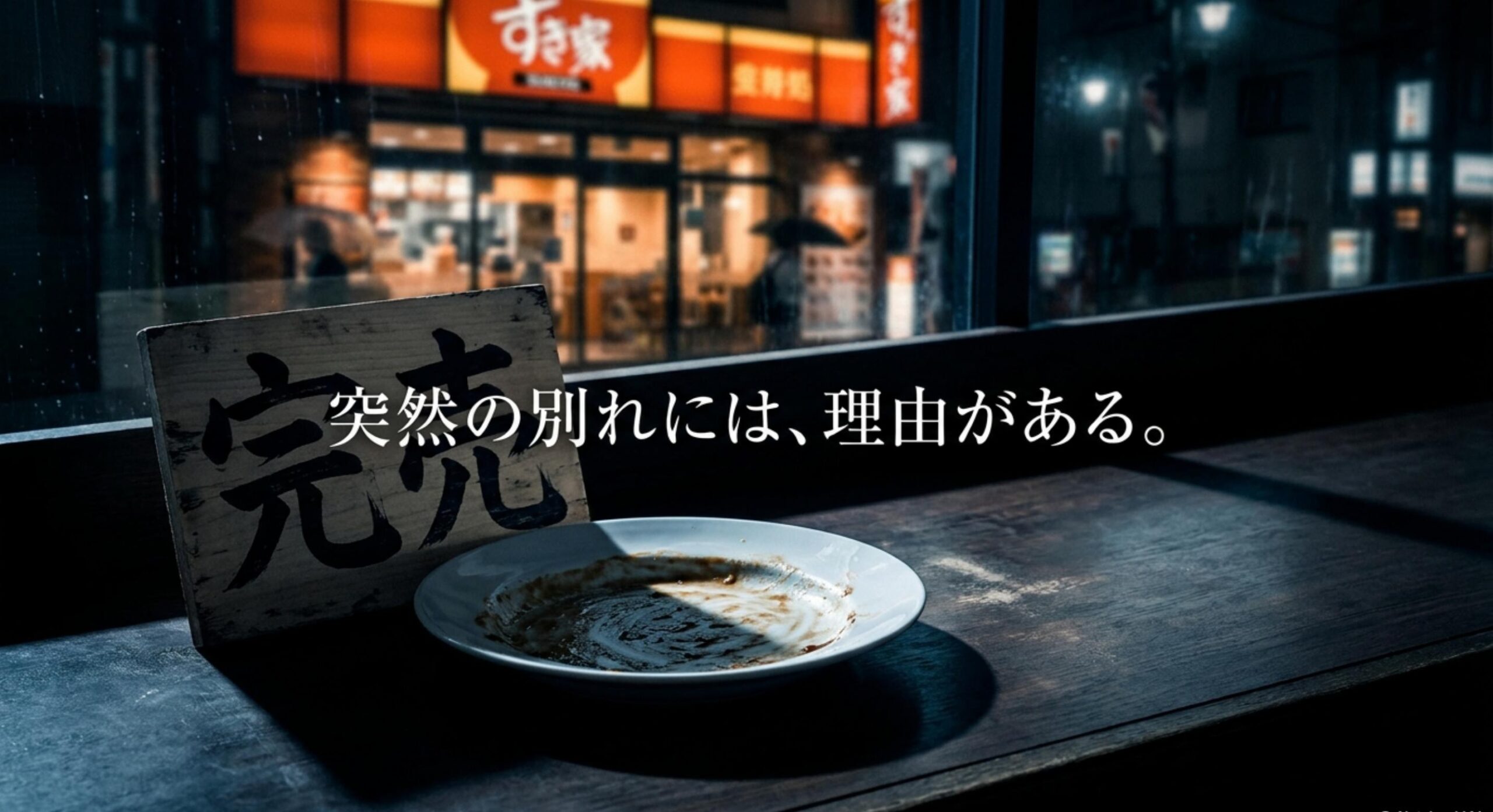 すき家ほろほろチキンカレー販売終了の真相