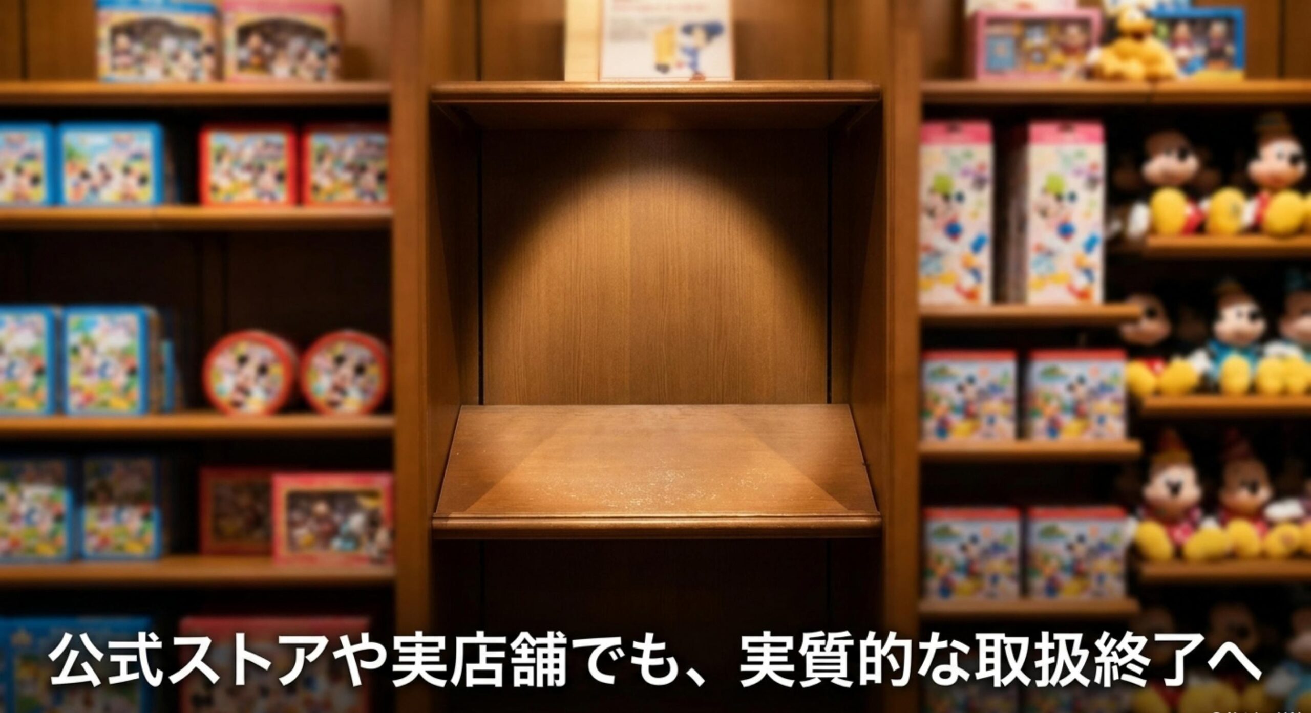 販売終了となったディズニーのポテトヘッドのお菓子が、公式ストアから非掲載になっている現状の解説