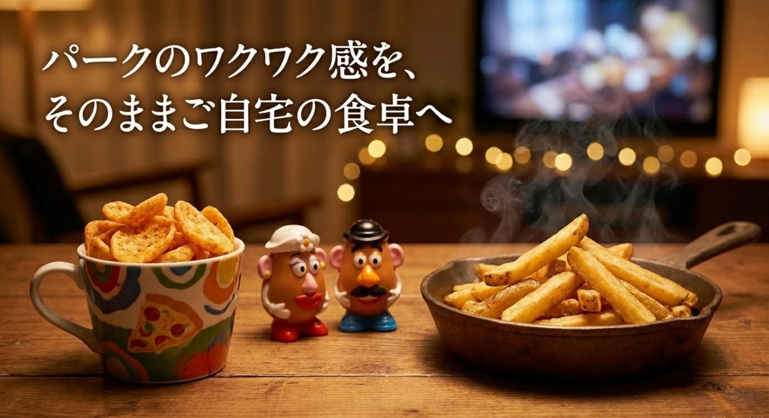 販売終了したディズニーのポテトヘッドのお菓子の代わりにパークの世界観を自宅で楽しめる類似フレーバーや関連グッズ