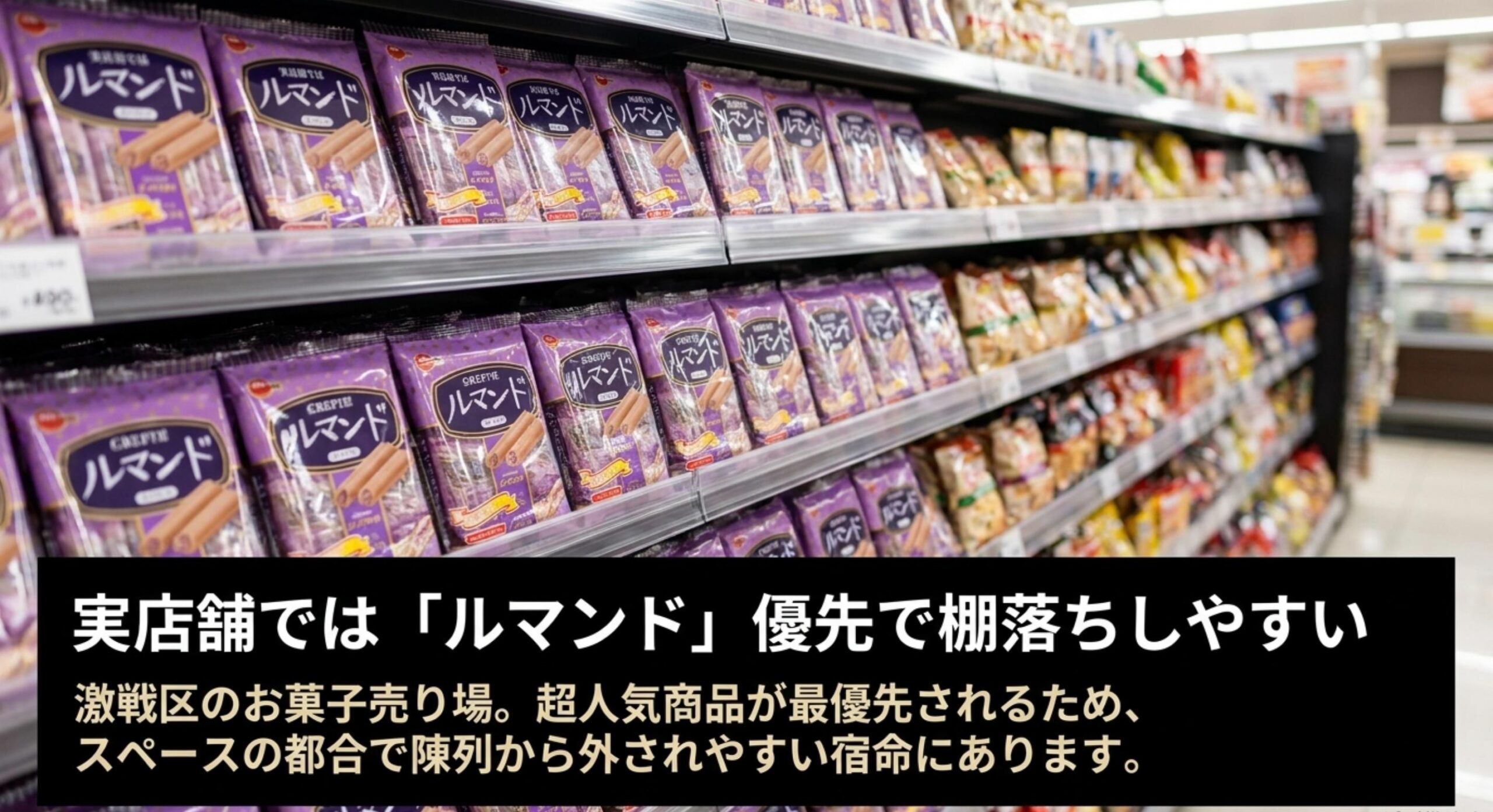ルマンド優先による実店舗の低い導入率