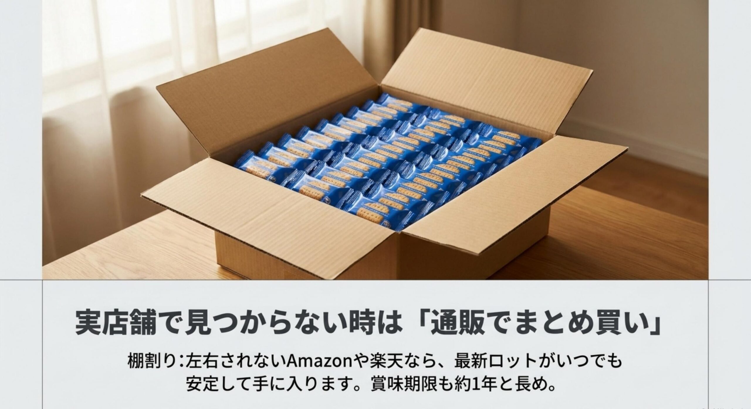 実店舗で見つからないときは通販でまとめ買い