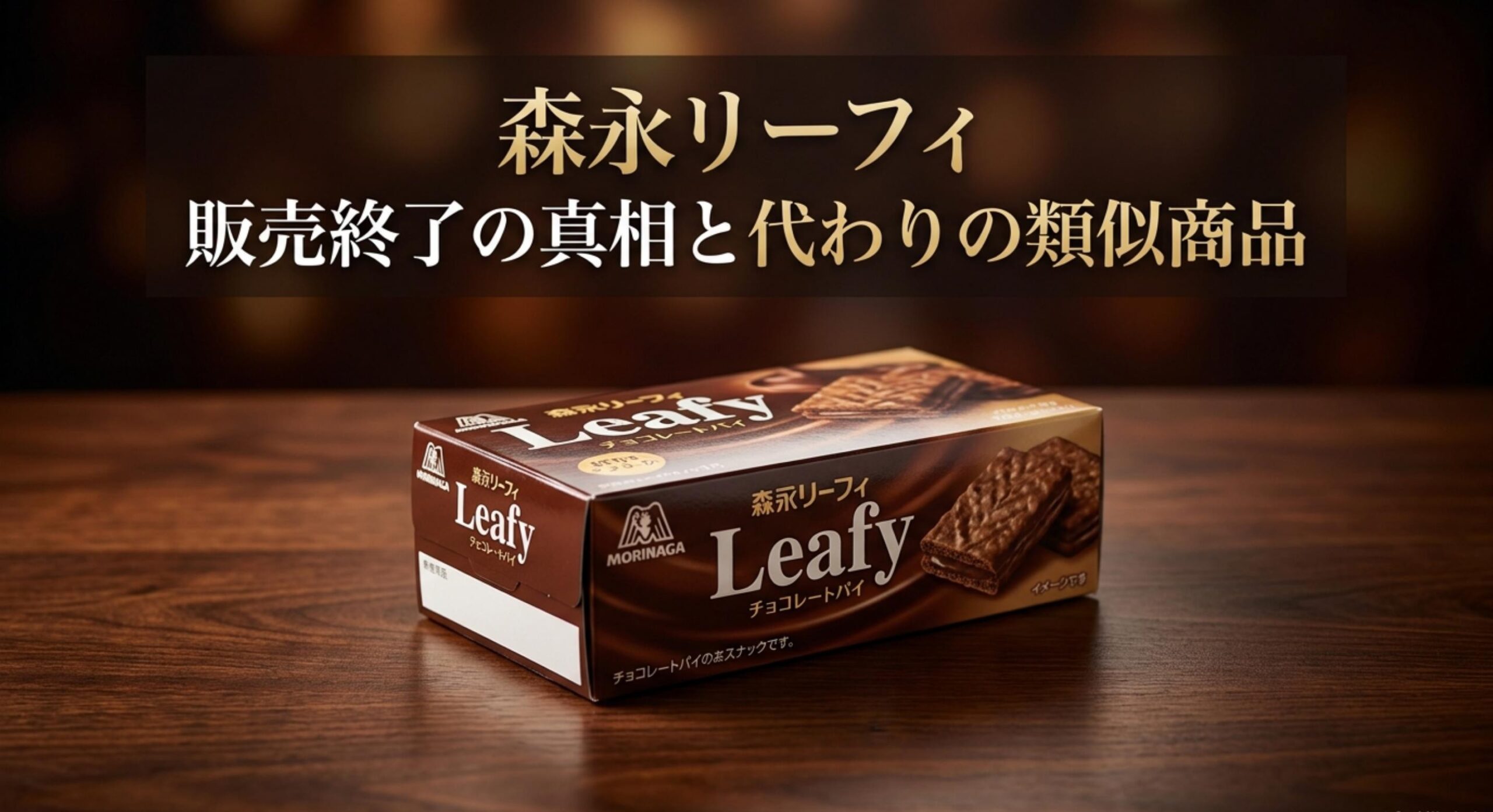 森永リーフィが販売終了したのはなぜ？公式の回答と代わりの類似お菓子を紹介