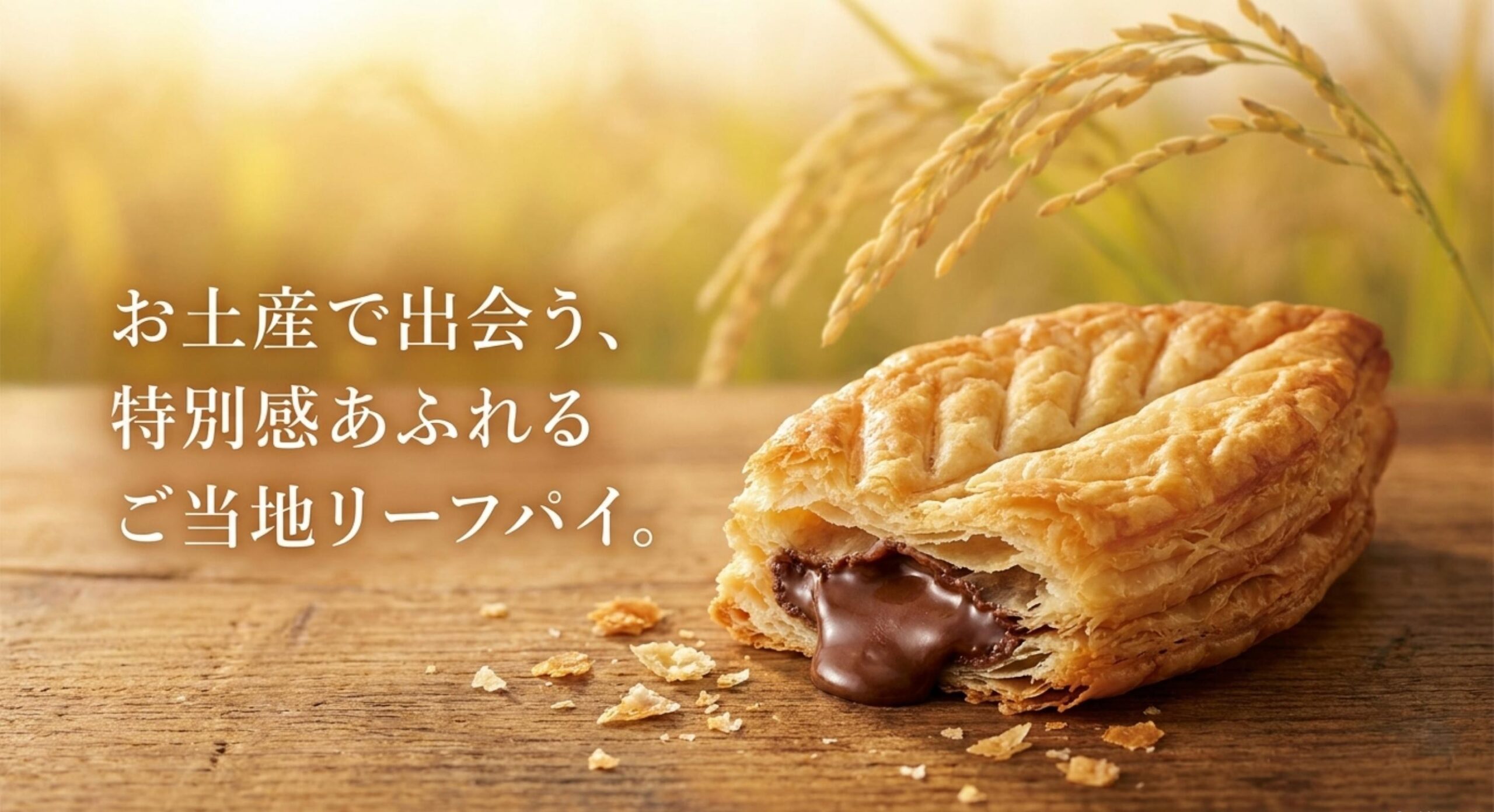 つや姫のチョコリーフパイなどお土産の類似菓子