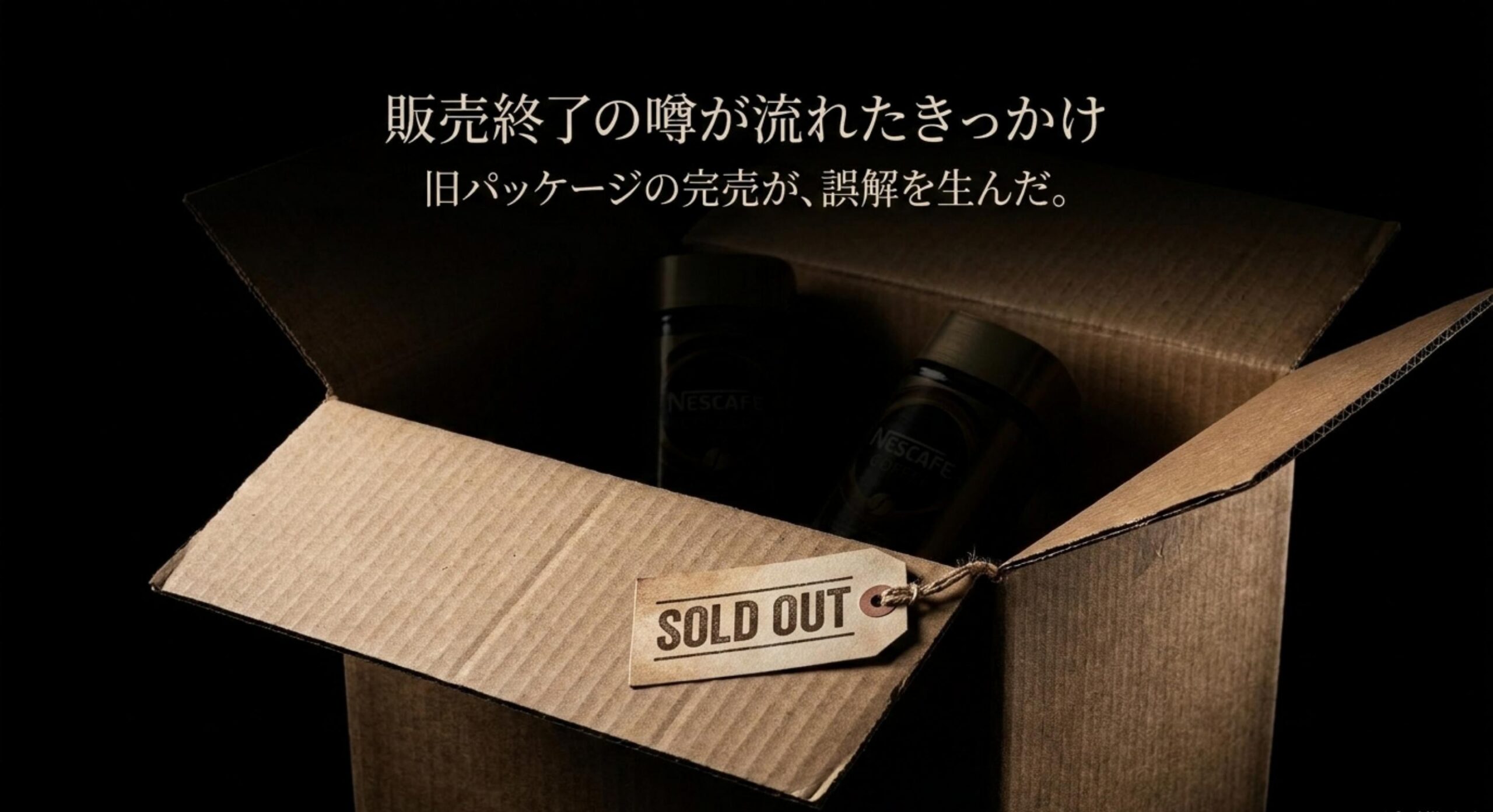 販売終了の噂が流れたきっかけ