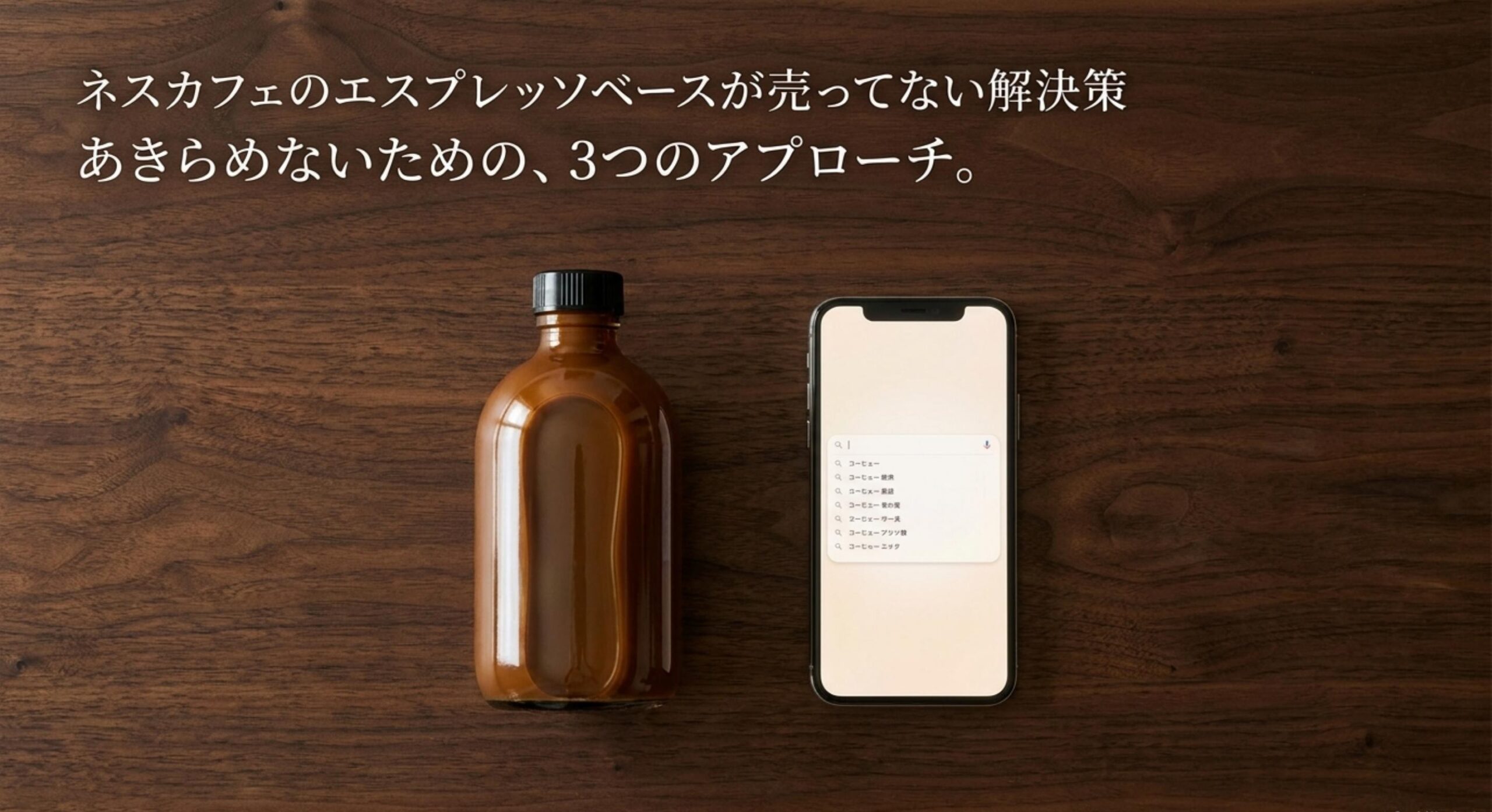 ネスカフェのエスプレッソベースが売ってない解決策