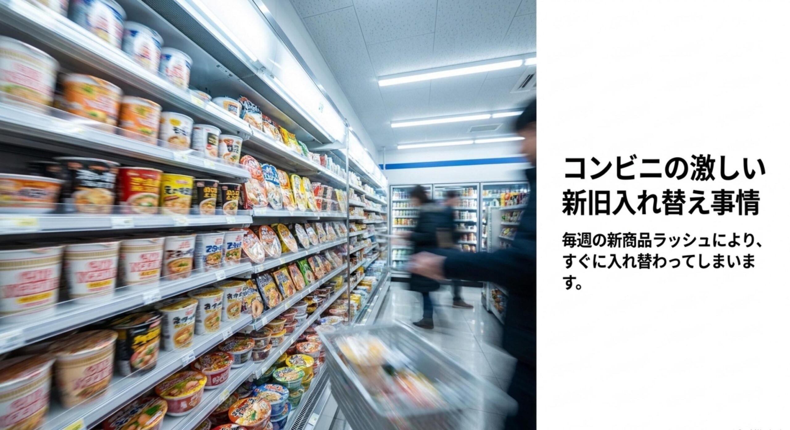 コンビニの激しい新旧入れ替え事情