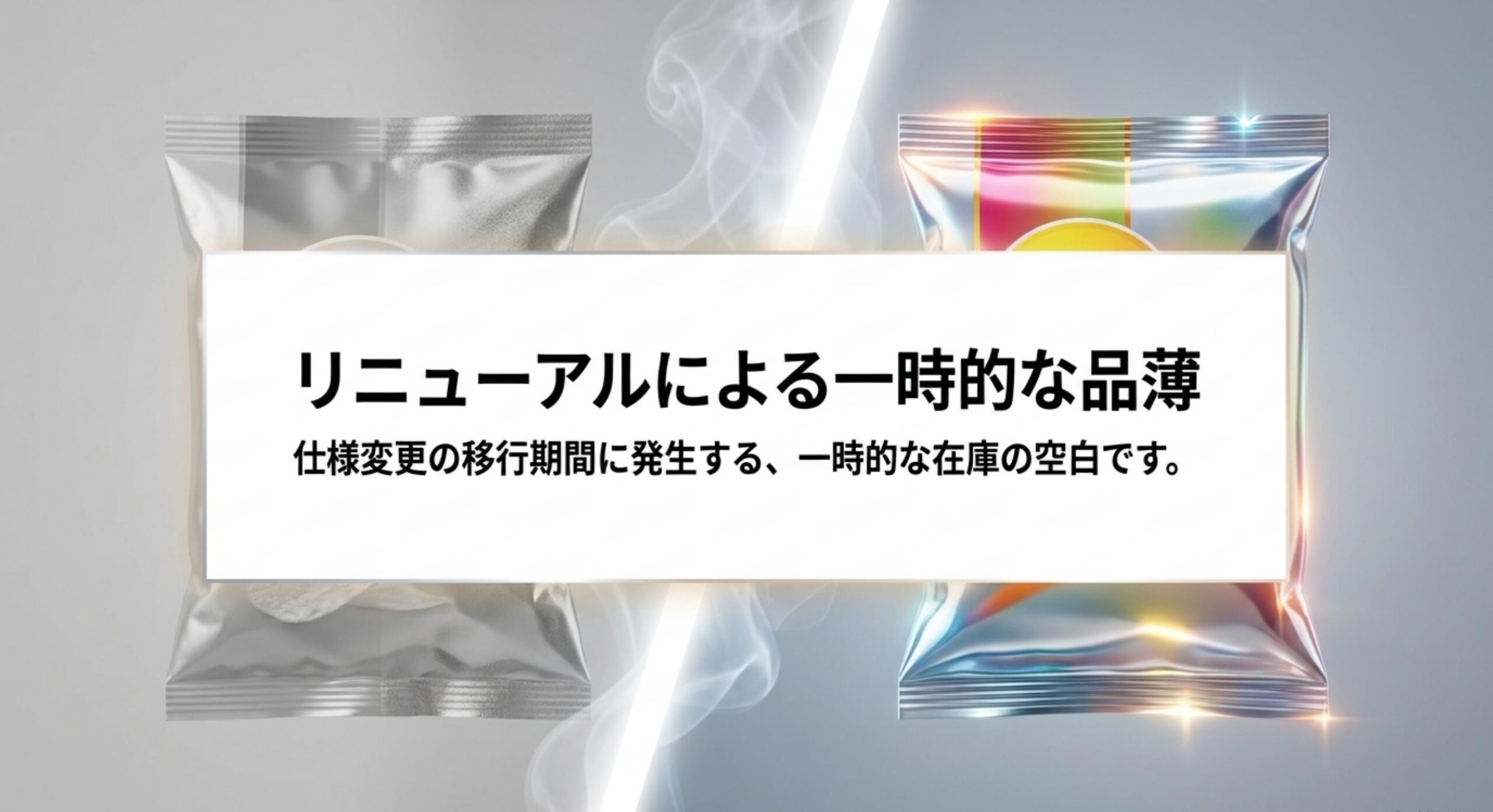 リニューアルによる一時的な品薄