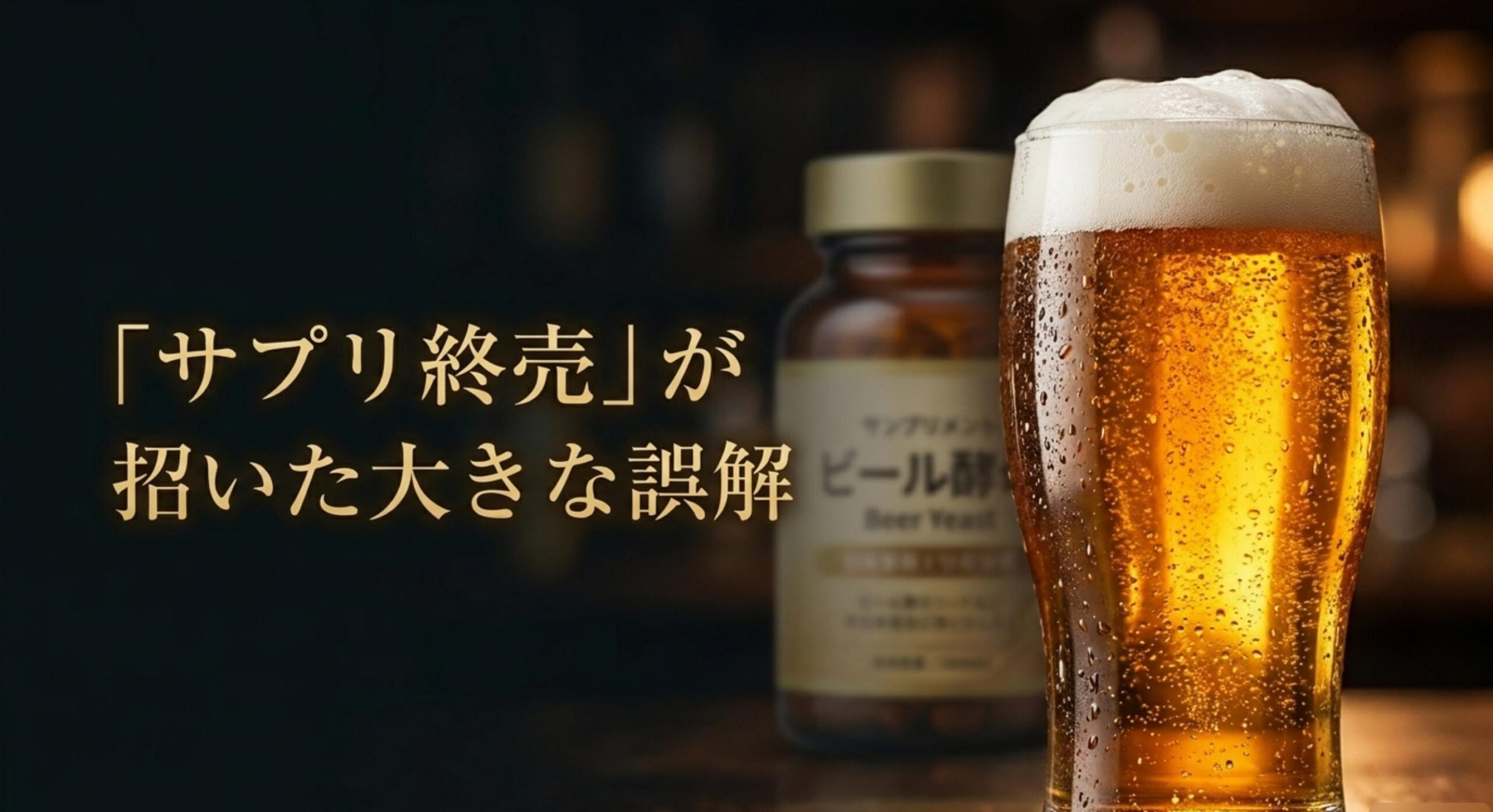 サプリのDHCビール酵母が販売終了した影響